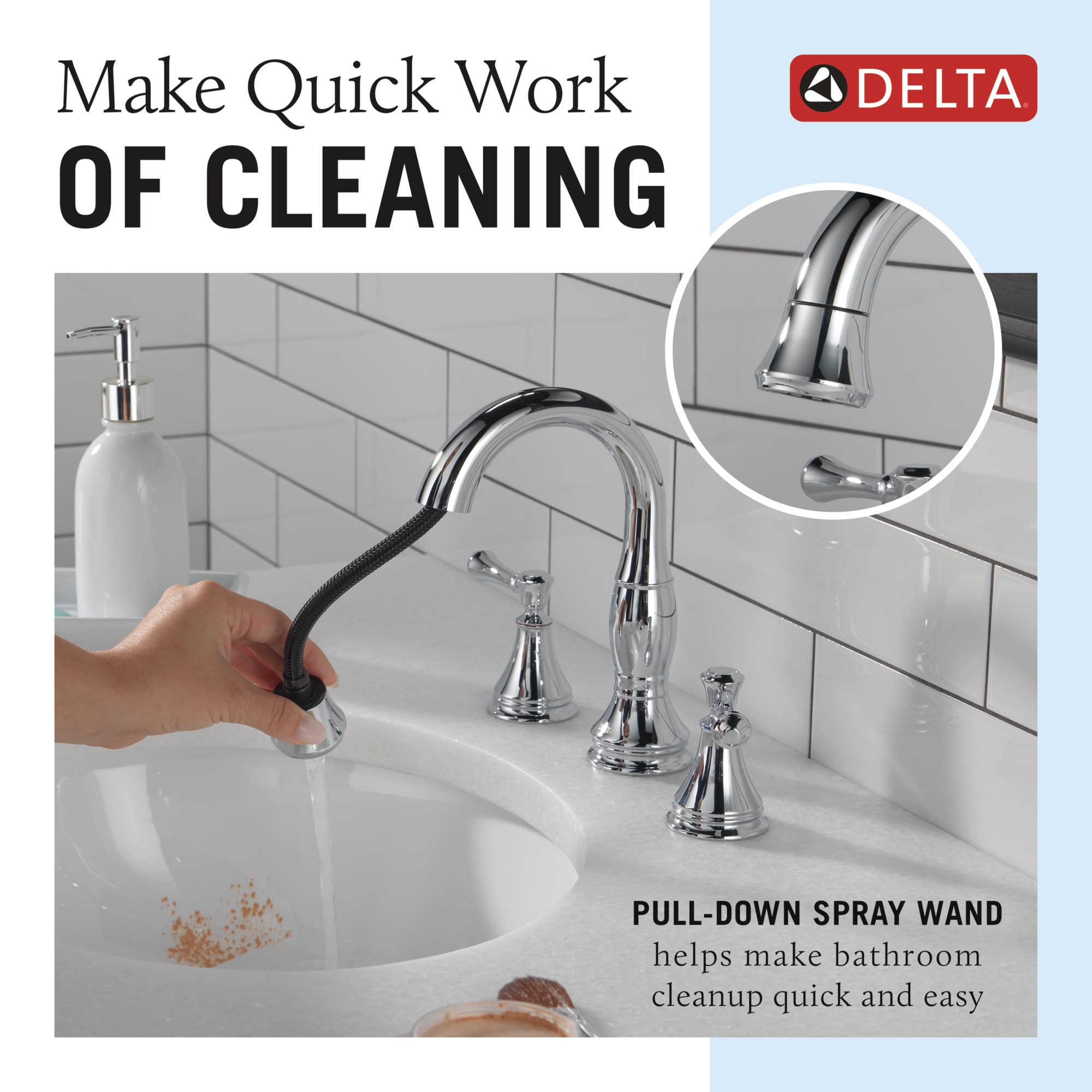 Delta 3597-PD-DST Lavatory-Faucets - View #2