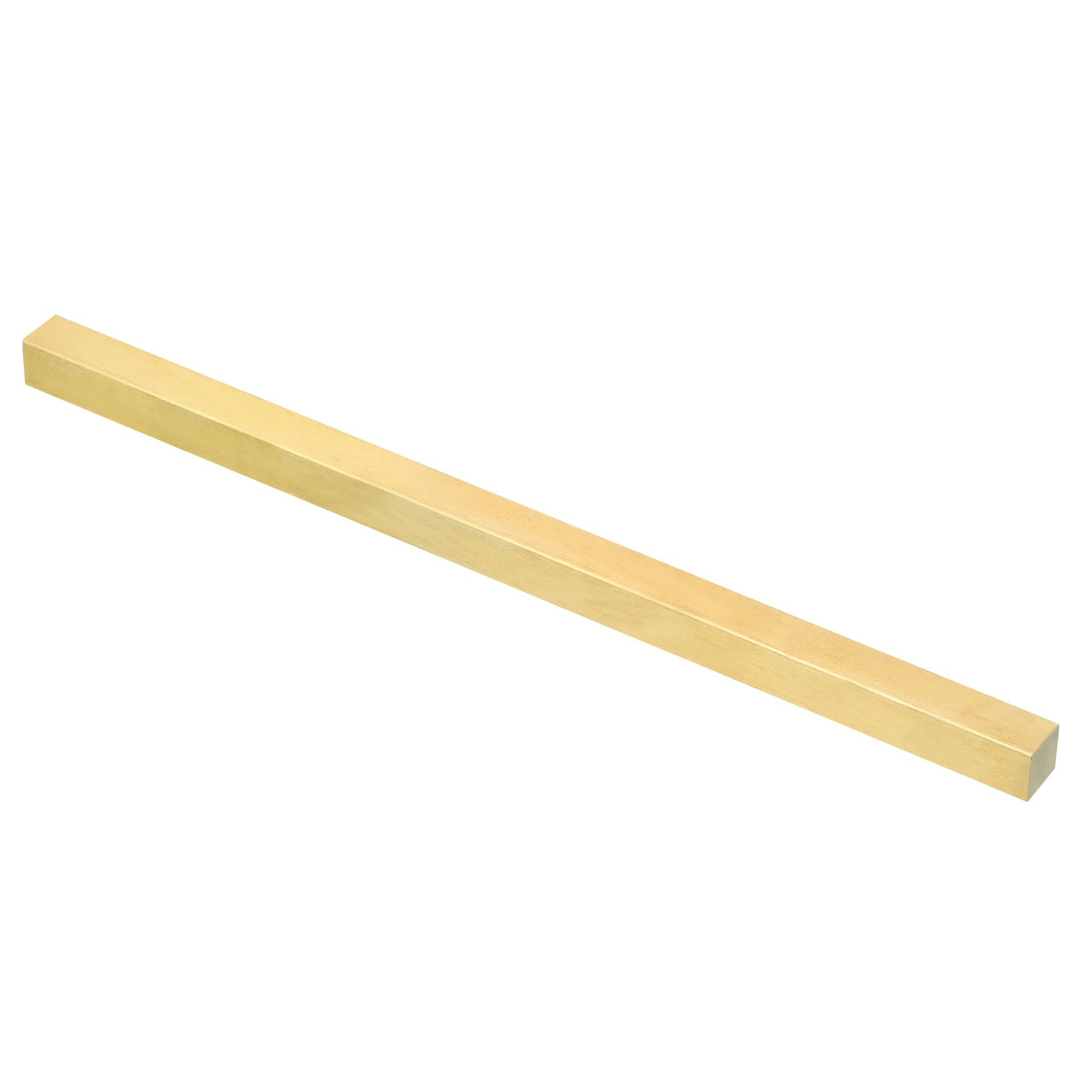 PATIKIL 3/8 x 3/8 x 8inch H59 Brass Square Bar Solid Flat Mill Stock for Crafting Maintenance Electrical Architectural Decoration Brass