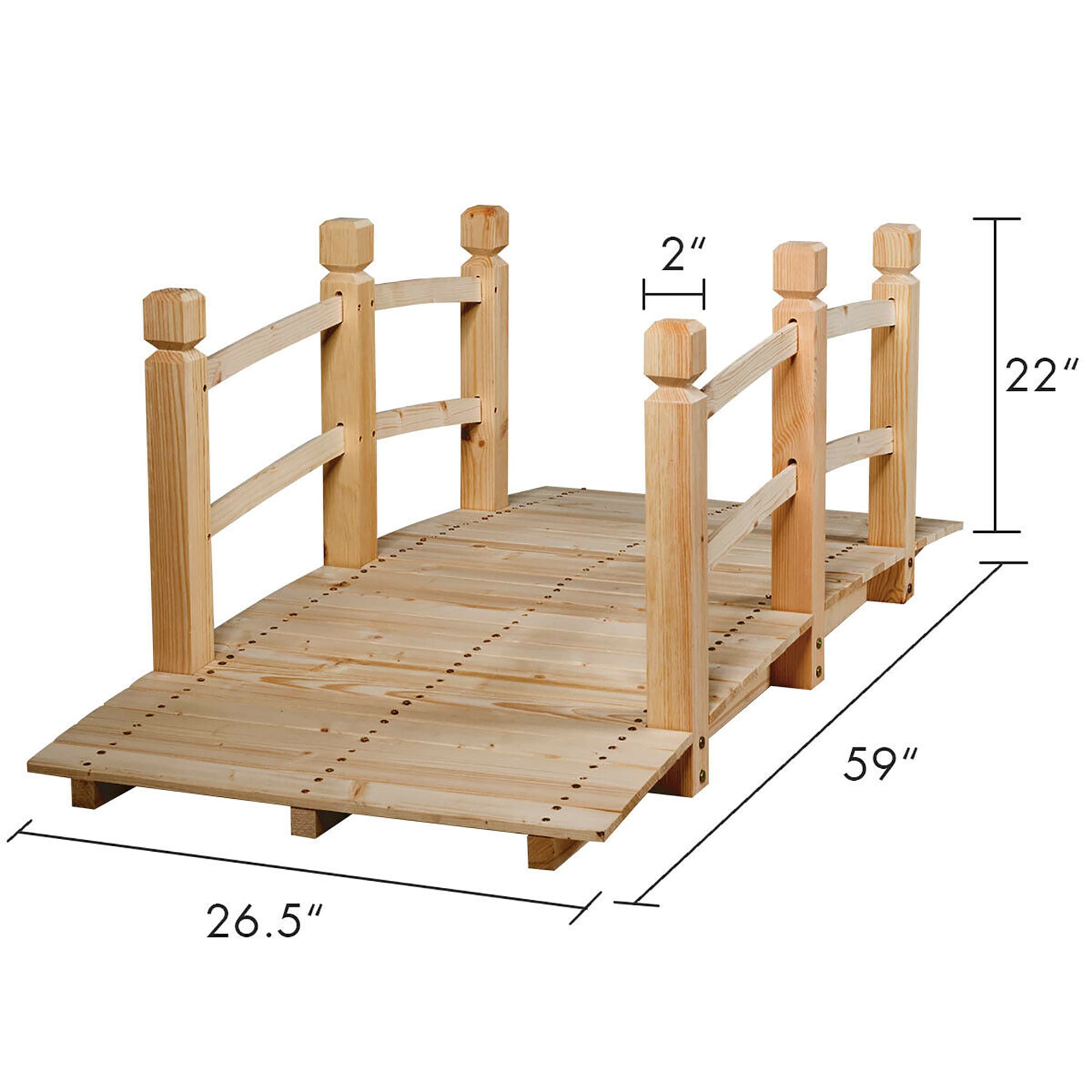 Costway OP2959NA Garden-Bridges - View #2