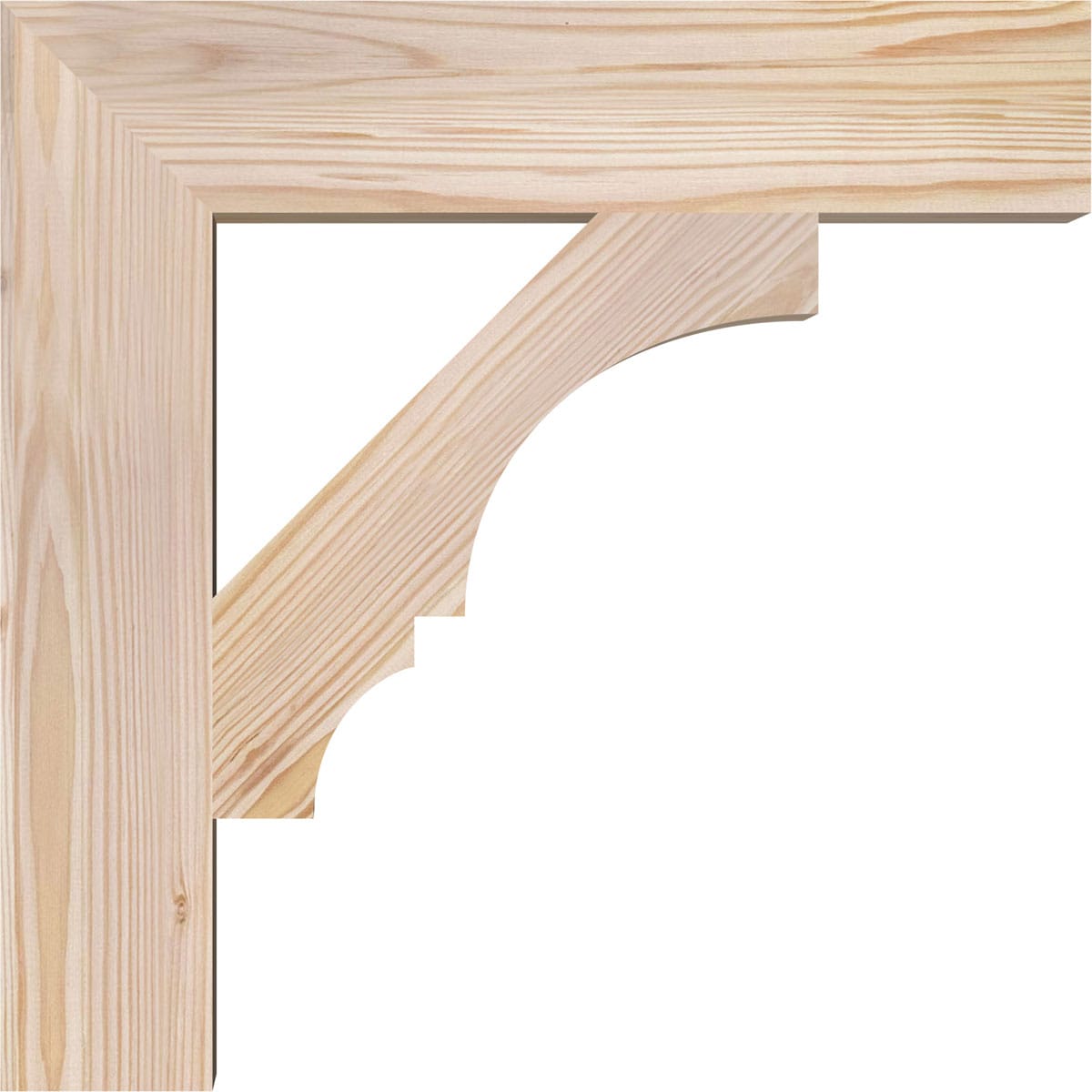 Ekena Millwork BKT04X18X18BOA05SDF Exterior-Brackets-Braces - View #3