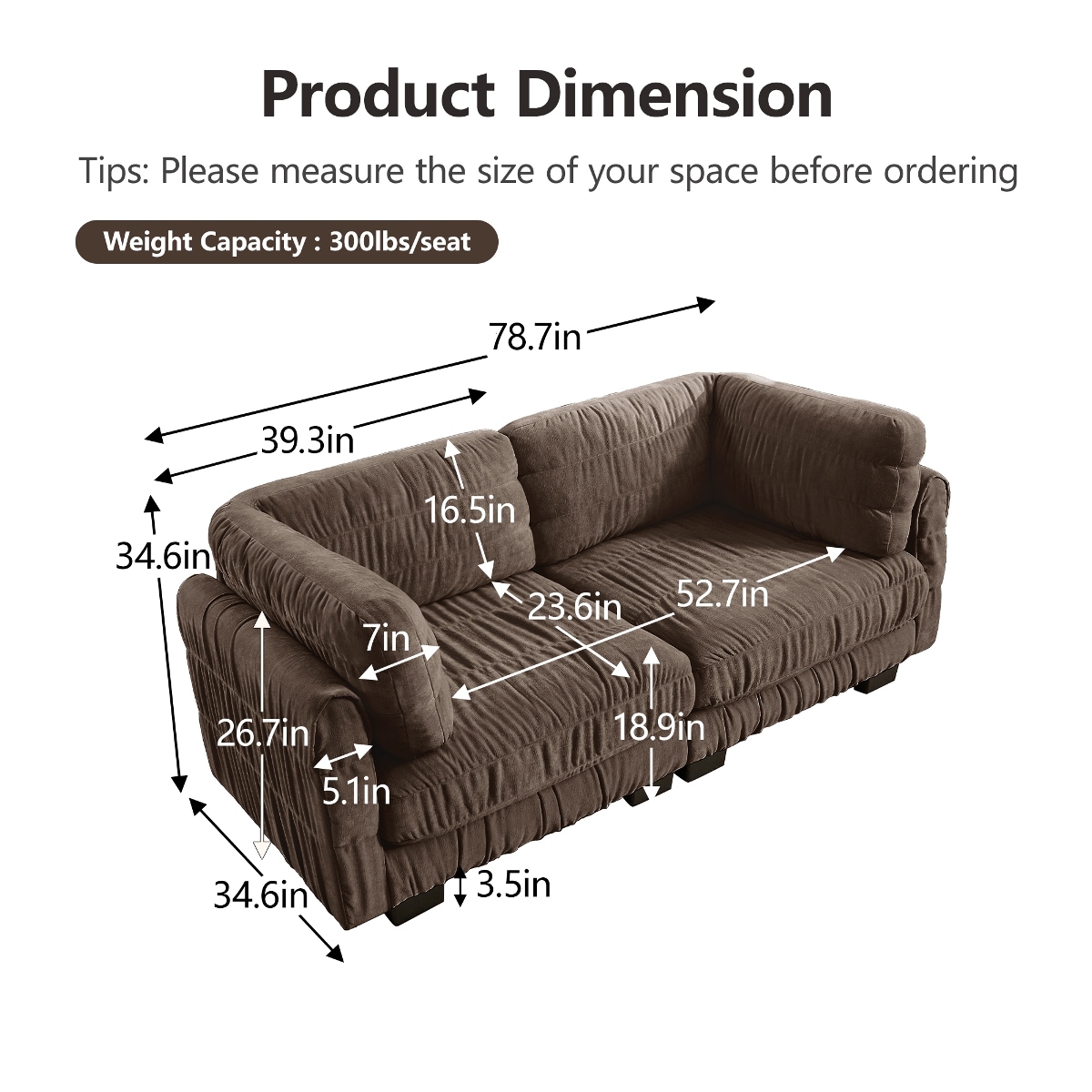 PEXCHO W5656S00240 Sofas-Loveseats - View #2