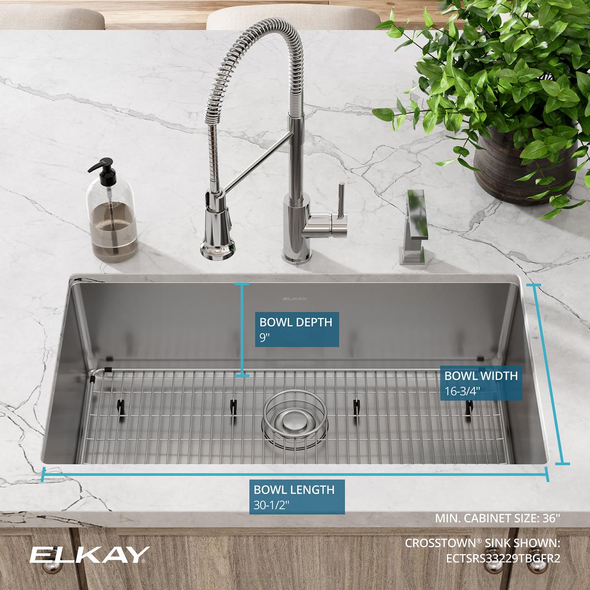 Elkay ECTSRS33229TBGFR2 Kitchen-Sinks - View #5