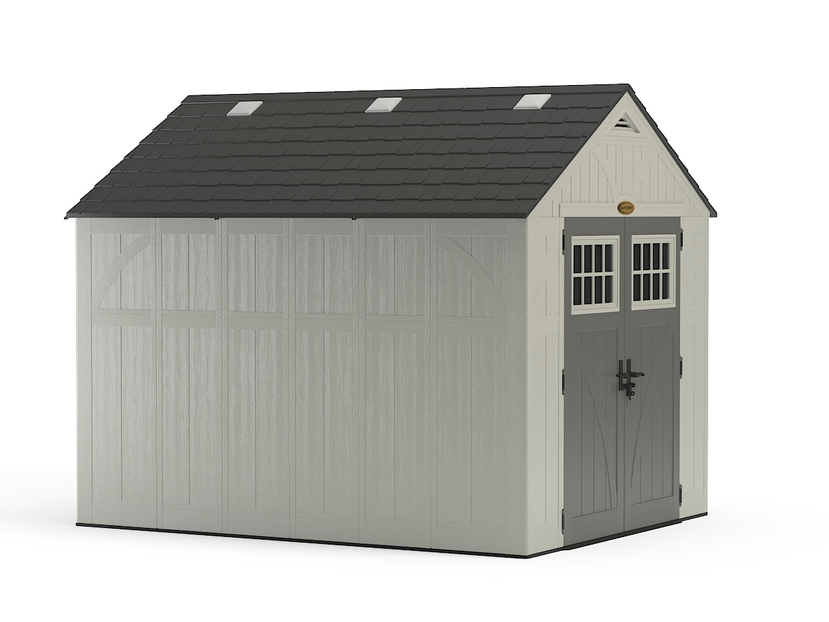 Suncast 4-ft X 7-ft Sutton Resin Storage Shed (Floor, 51% OFF