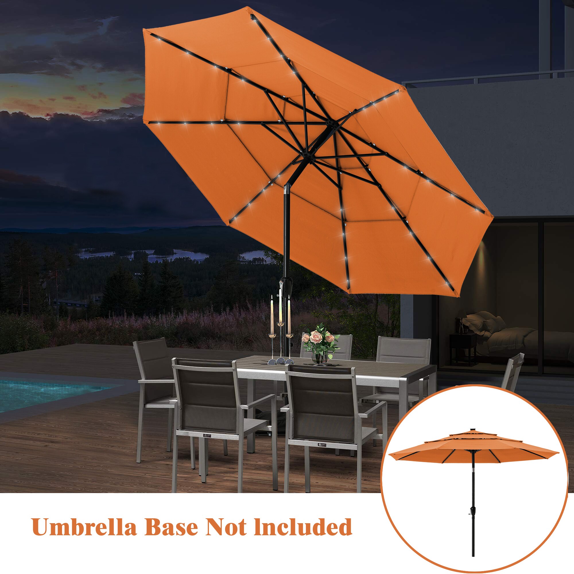 Clihome CLI-21ED42-1-OG Umbrellas-2 - View #3