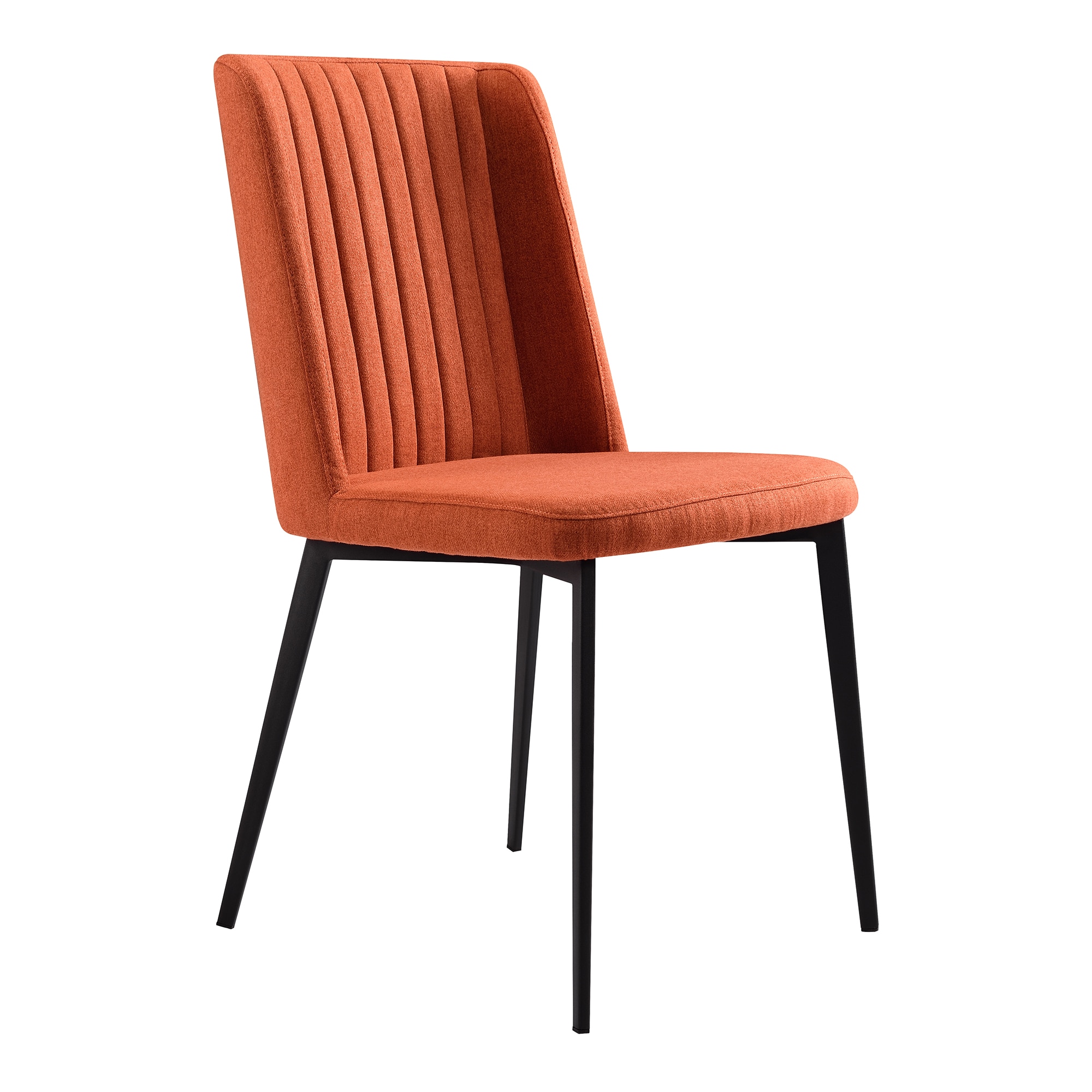 Armen Living LCMNSIOR Maine Contemporary/Modern Polyester/Polyester Blend Upholstered Dining Side Chair (Wood Frame)