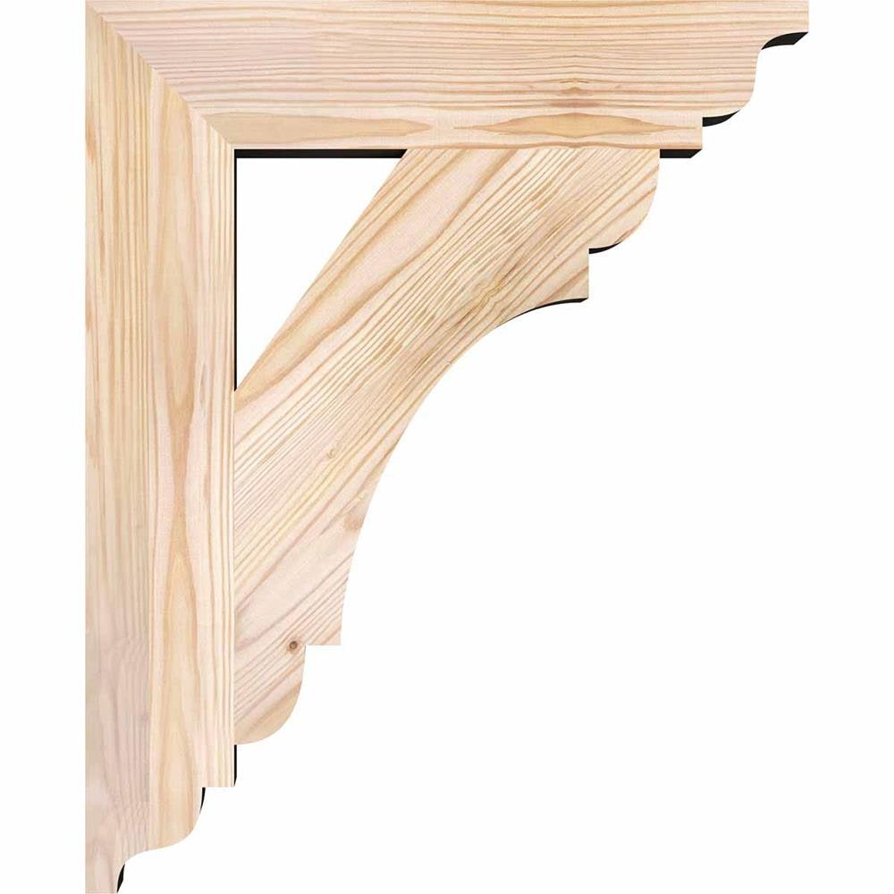Ekena Millwork BKT04X18X22OLY01SDF Exterior-Brackets-Braces - View #3