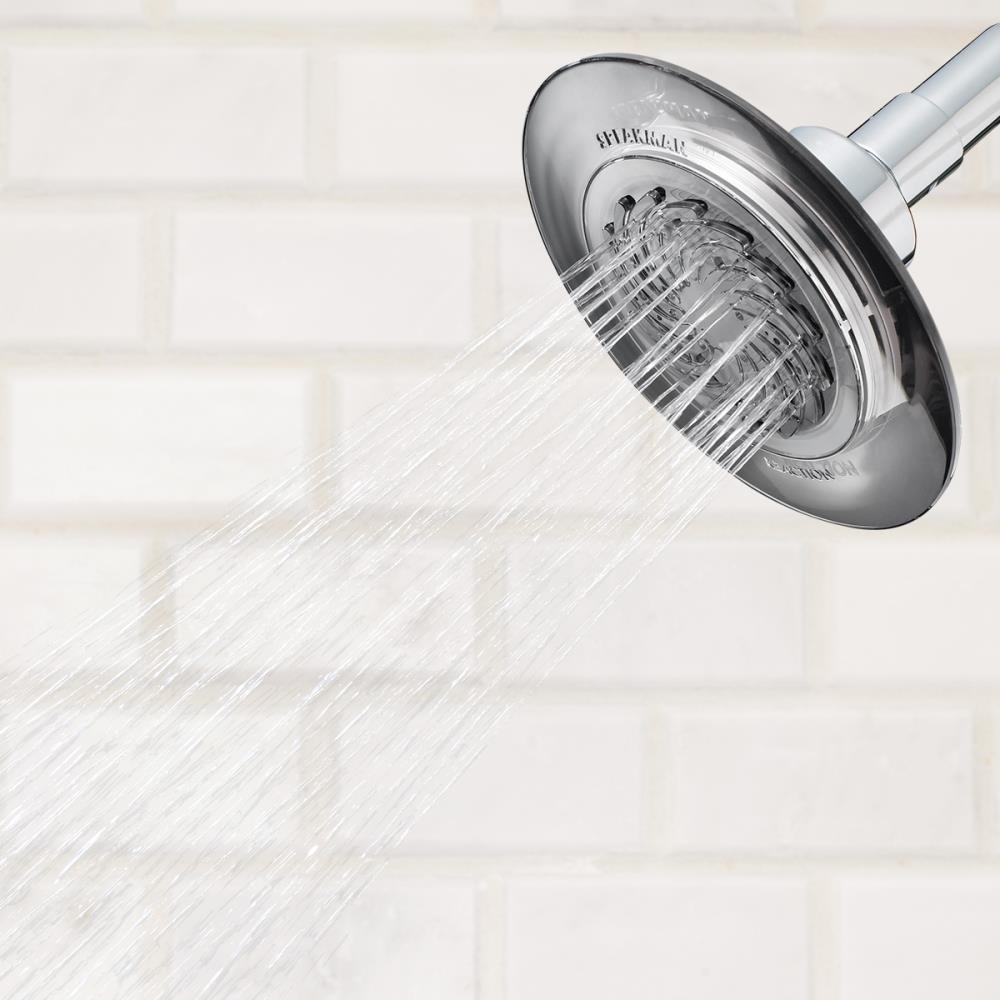 Smokey Gray Chrome Multi-Head Wall Mounted Showerhead