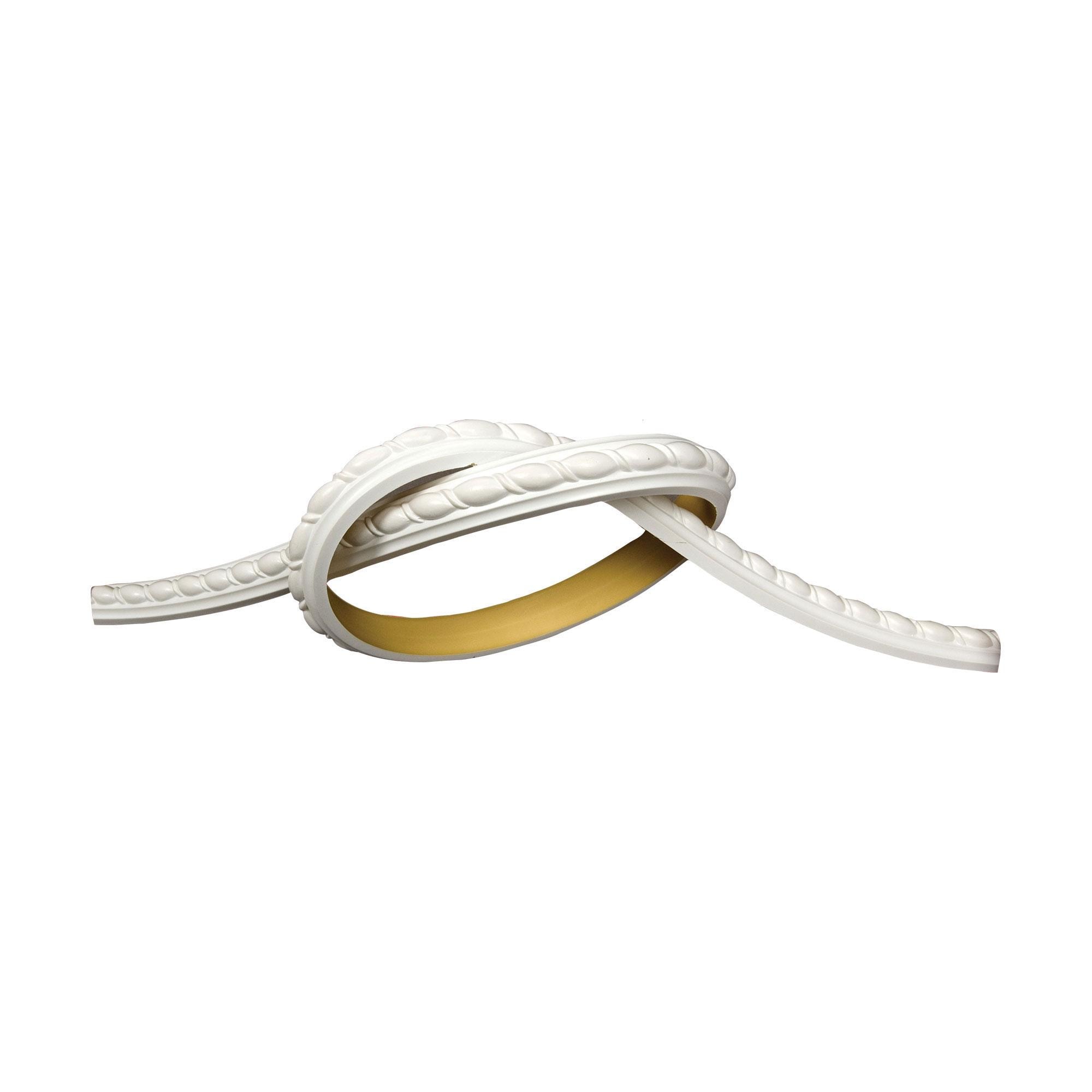 Architectural Products by Outwater 3P5.37.01024  1-in x 8-ft White Primed Polyurethane Wall Panel Moulding