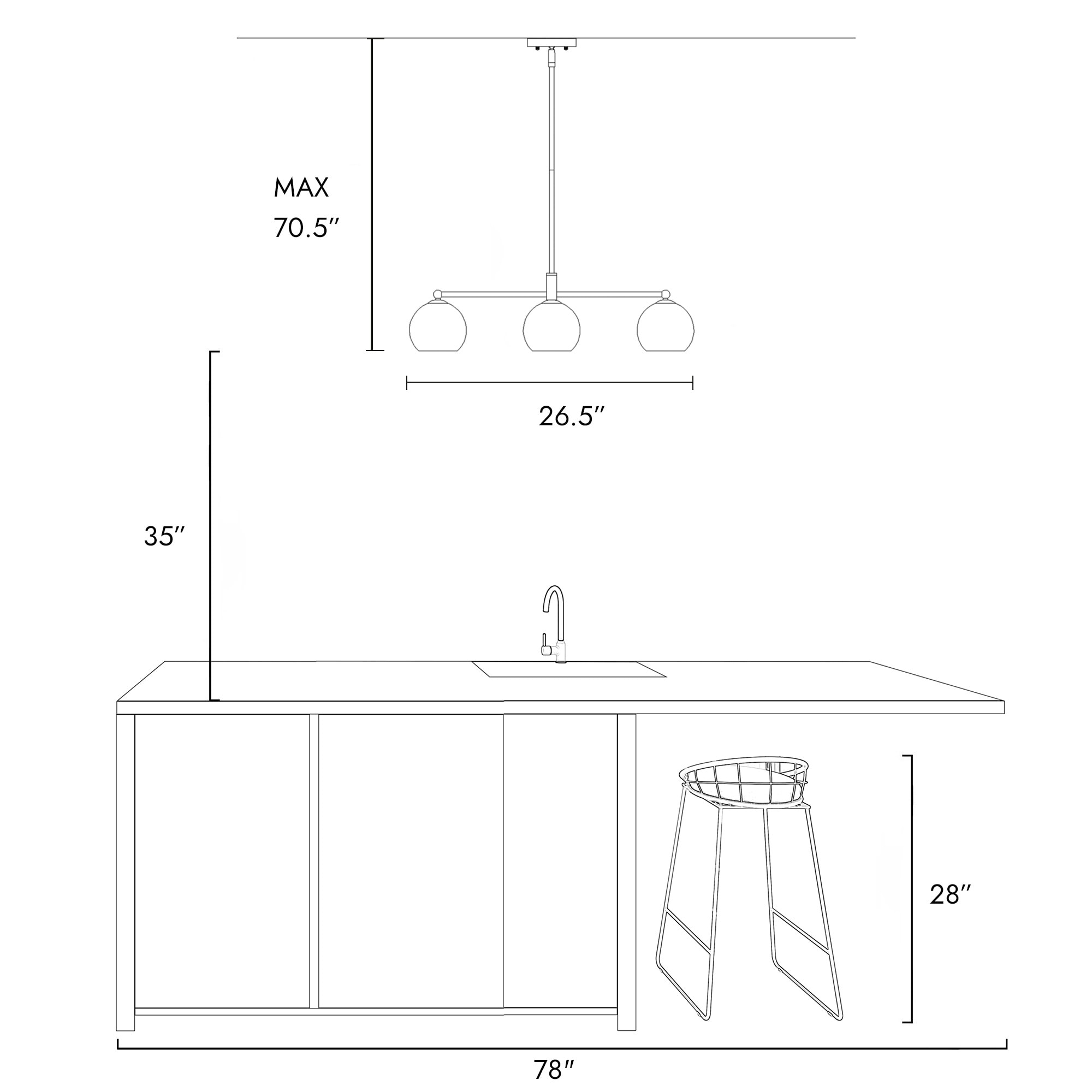 ZEVNI L3ZE6RNRW4284SB7 Pendant-Lights - View #7