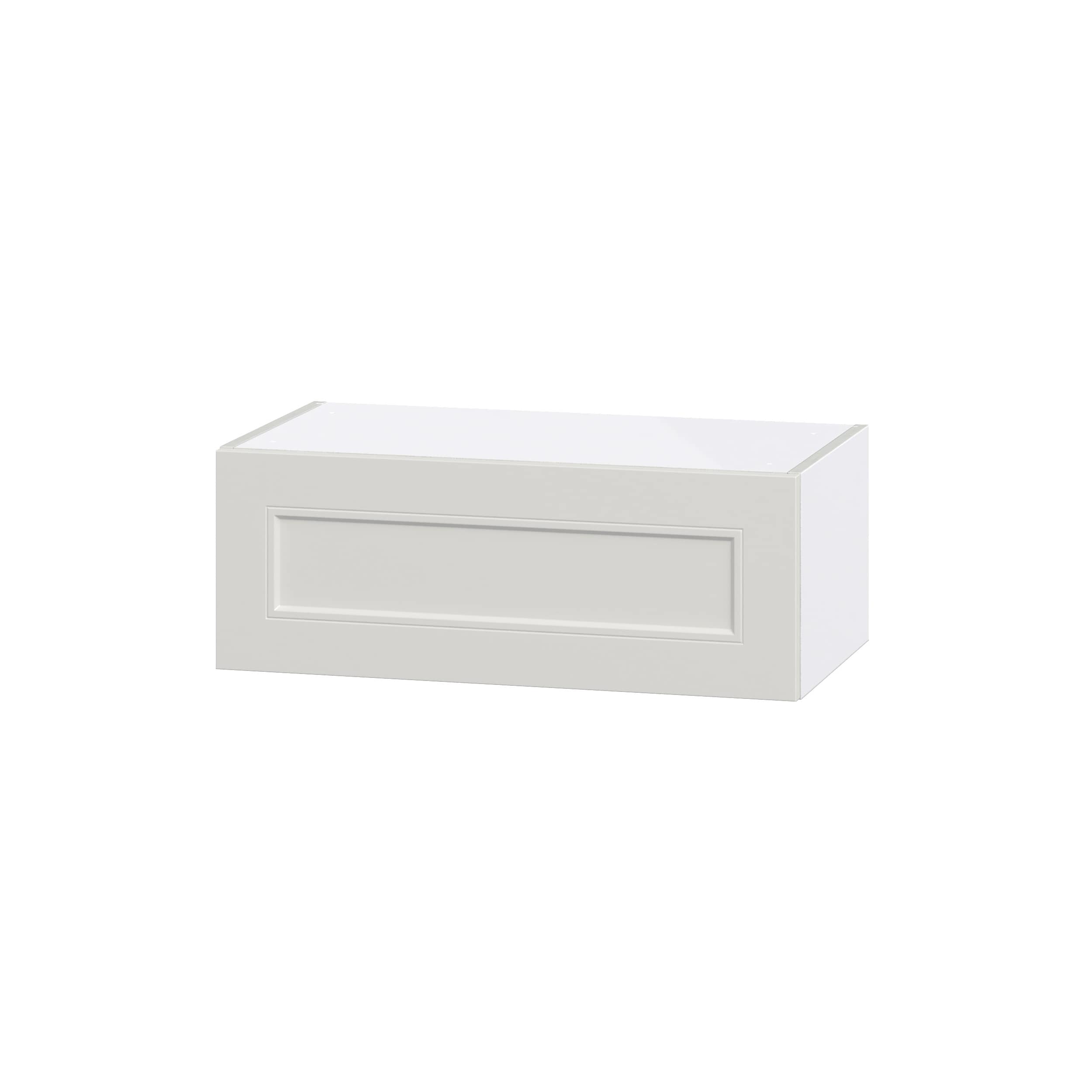 Hugo&Borg Belcourt 27-in W x 15-in H x 24-in D Gray Painted Wall Fully Assembled Cabinet (Recessed Panel Shaker Door Style)