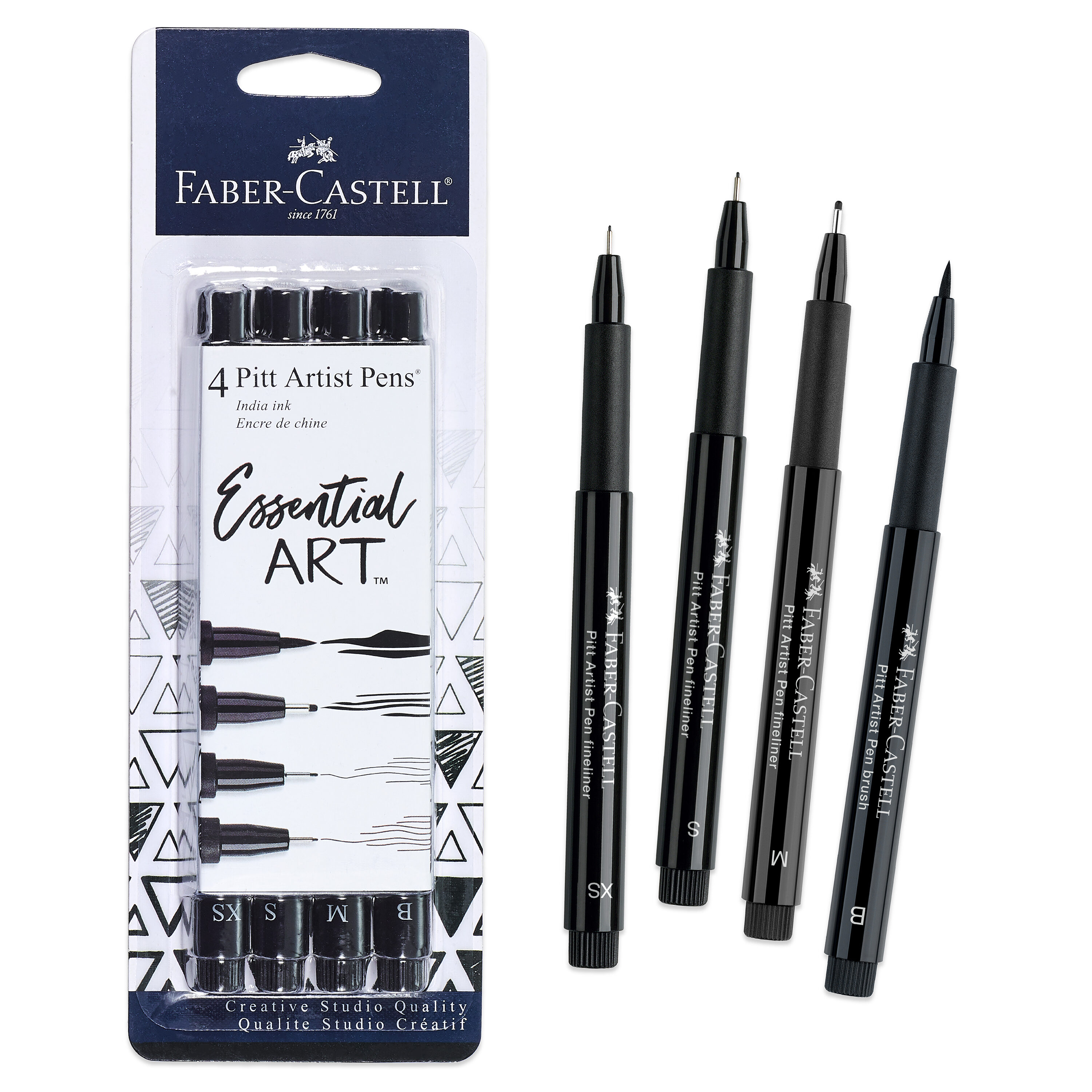 Faber-Castell Faber-Castell Pitt Artist Pen Set - Essential Art, 4