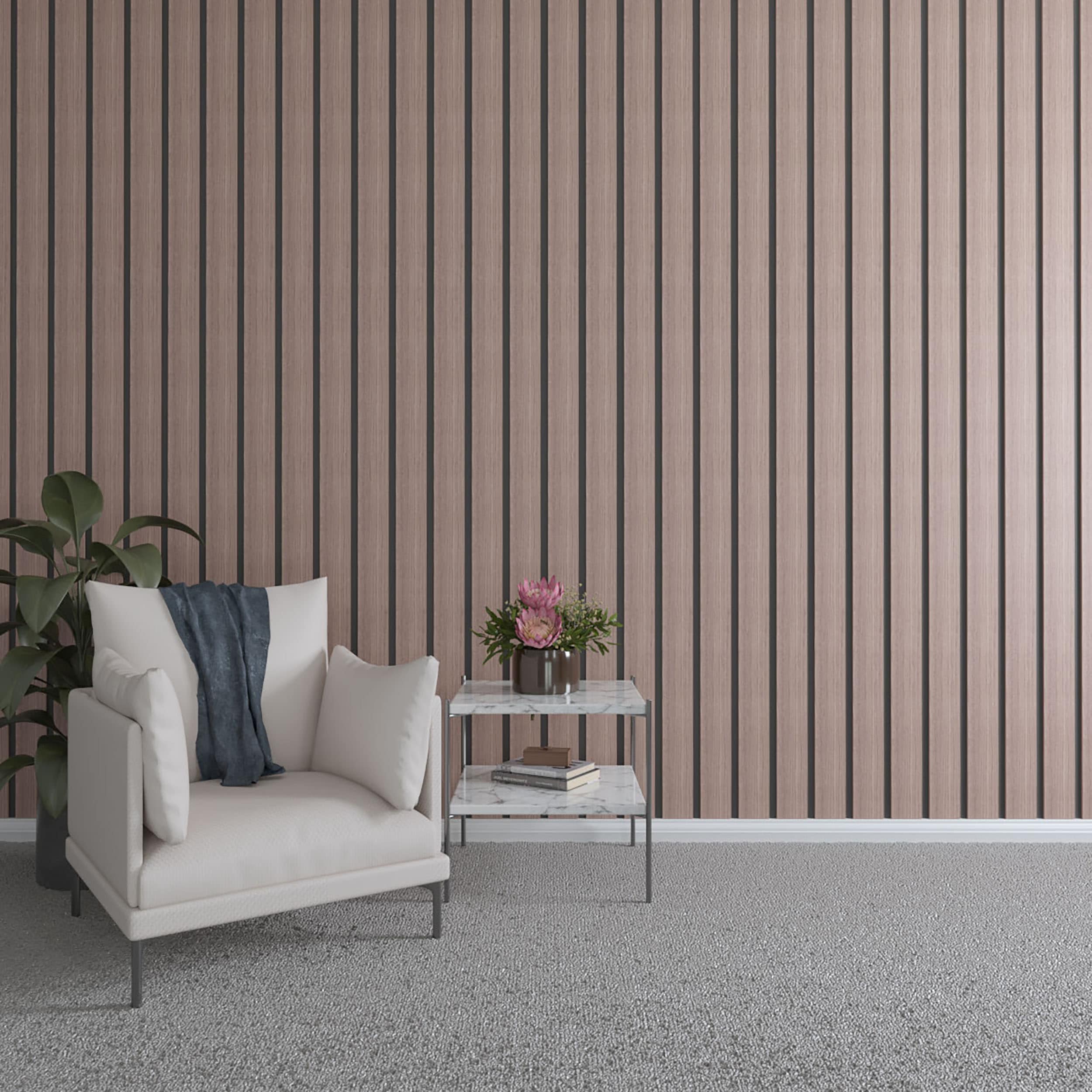 Ekena Millwork SWW55X48X0375WA 4-in x 3.91-ft Unfinished Smooth Walnut Walnut Wall Plank ( 11 -Pack , Covers 14.67-sq ft )