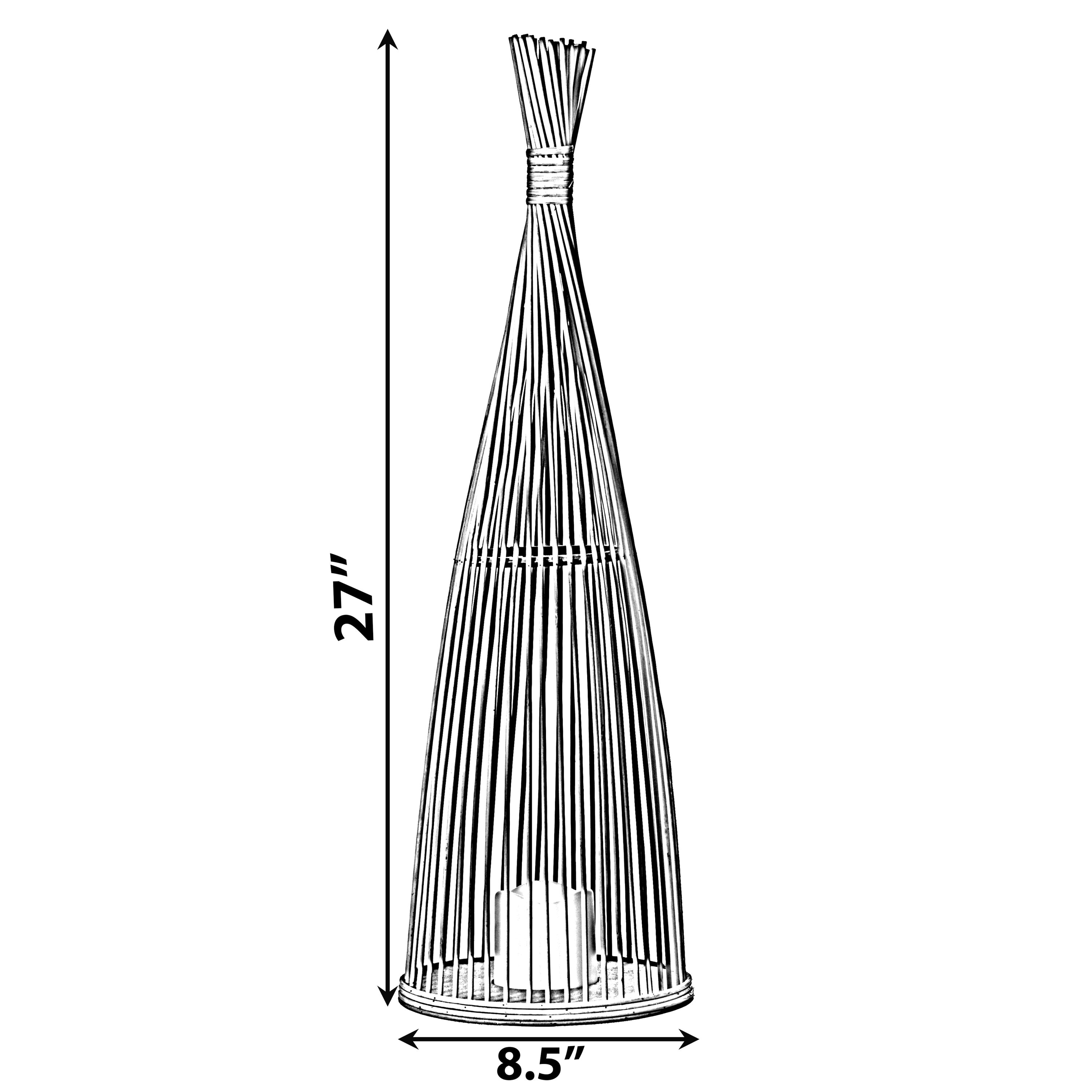 Wickerwise QI004161 Table-Lamps - View #4