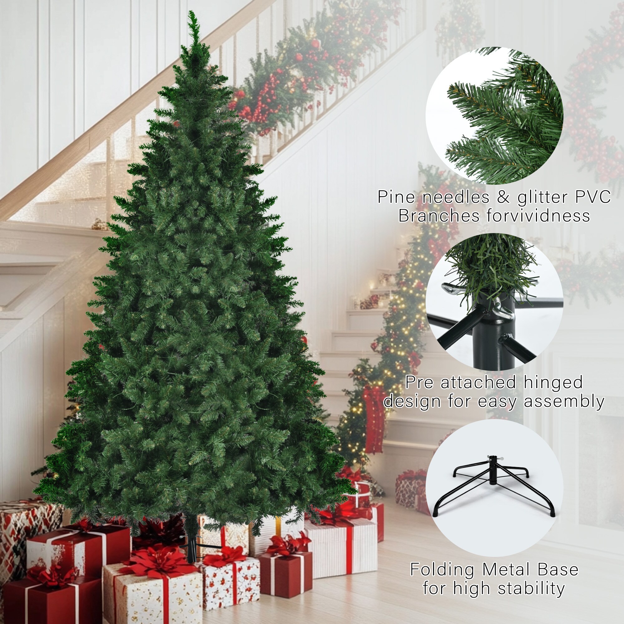 AAZJ NBC-CM64217CL Artificial-Christmas-Trees - View #5