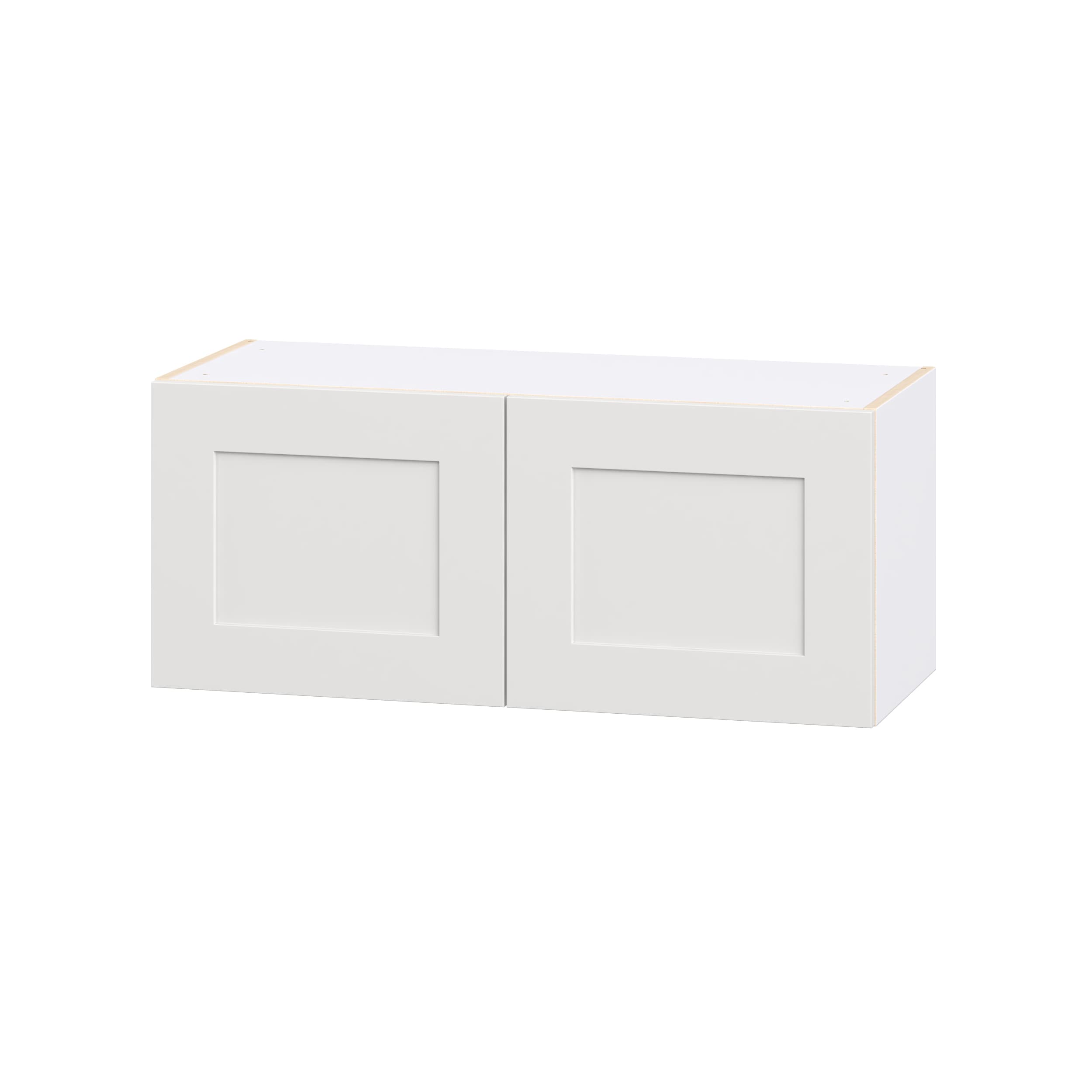 Hugo&Borg Jolie 36-in W x 15-in H x 14.75-in D Warm White Painted Wall Fully Assembled Cabinet Flat Panel Shaker