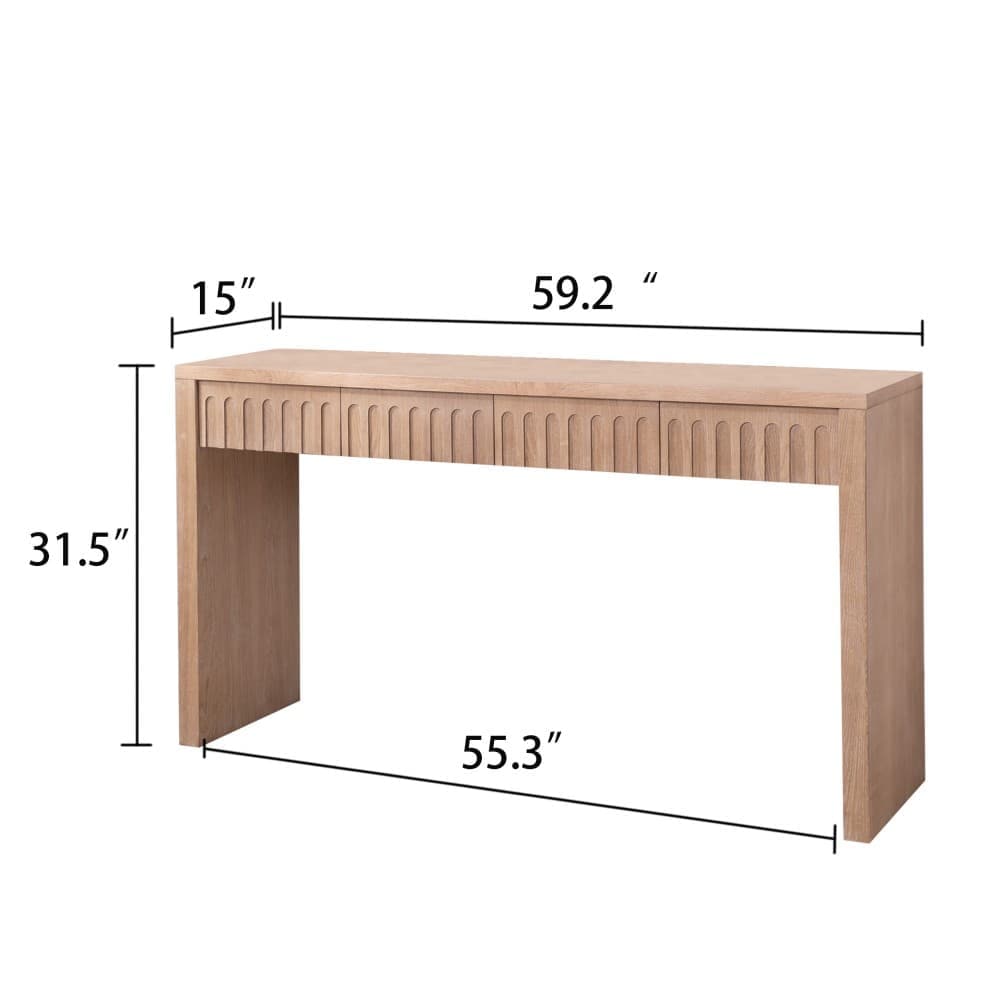Coolbibila MARK-CONSOLE-NATURAL Console-Sofa-Tables - View #3