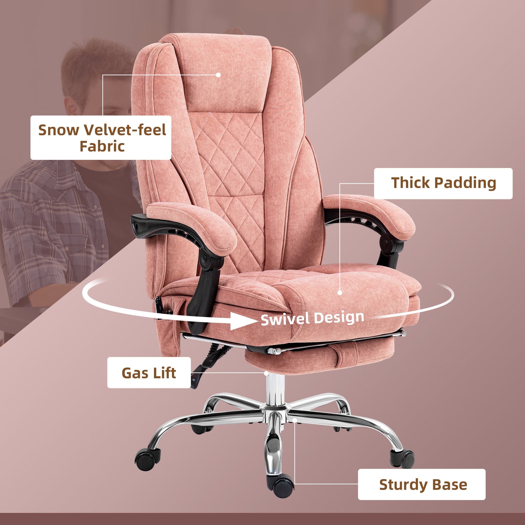 LOVMOR SF-H-W2225P217500 Office-Chairs - View #3