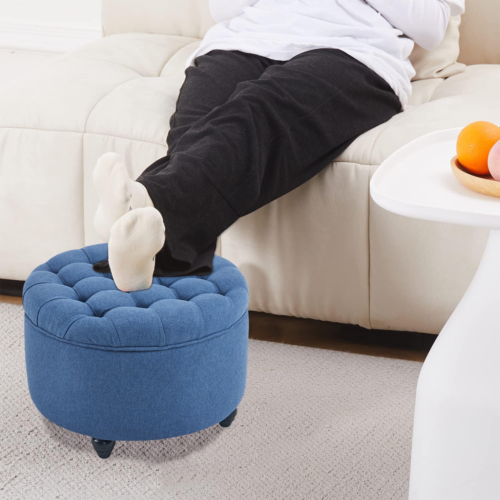 BWE A-9STOOL-03-DBE Indoor-Ottomans - View #4