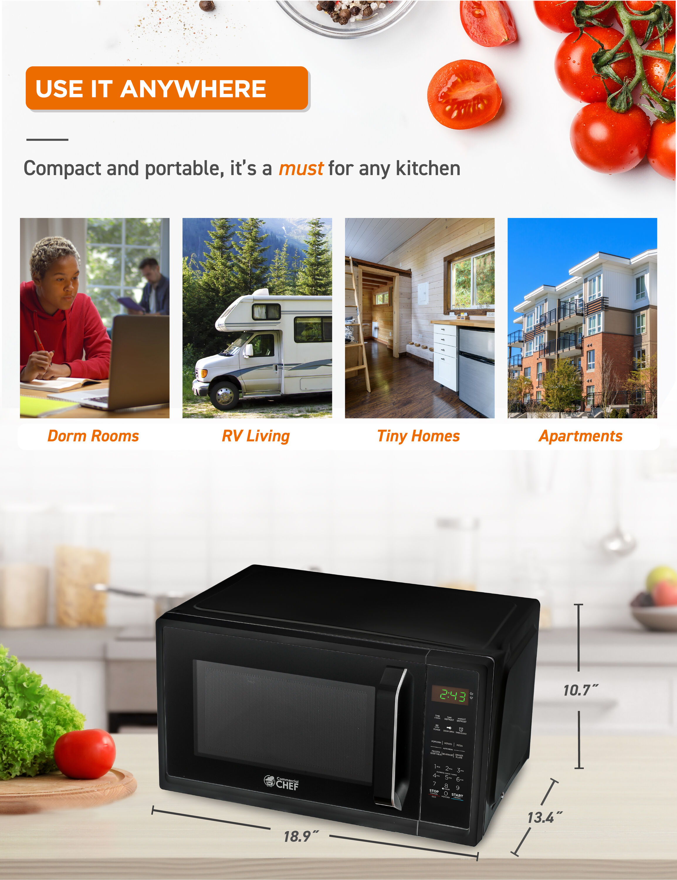 Commercial Chef CHM9MB Cnt-Mwo - View #6