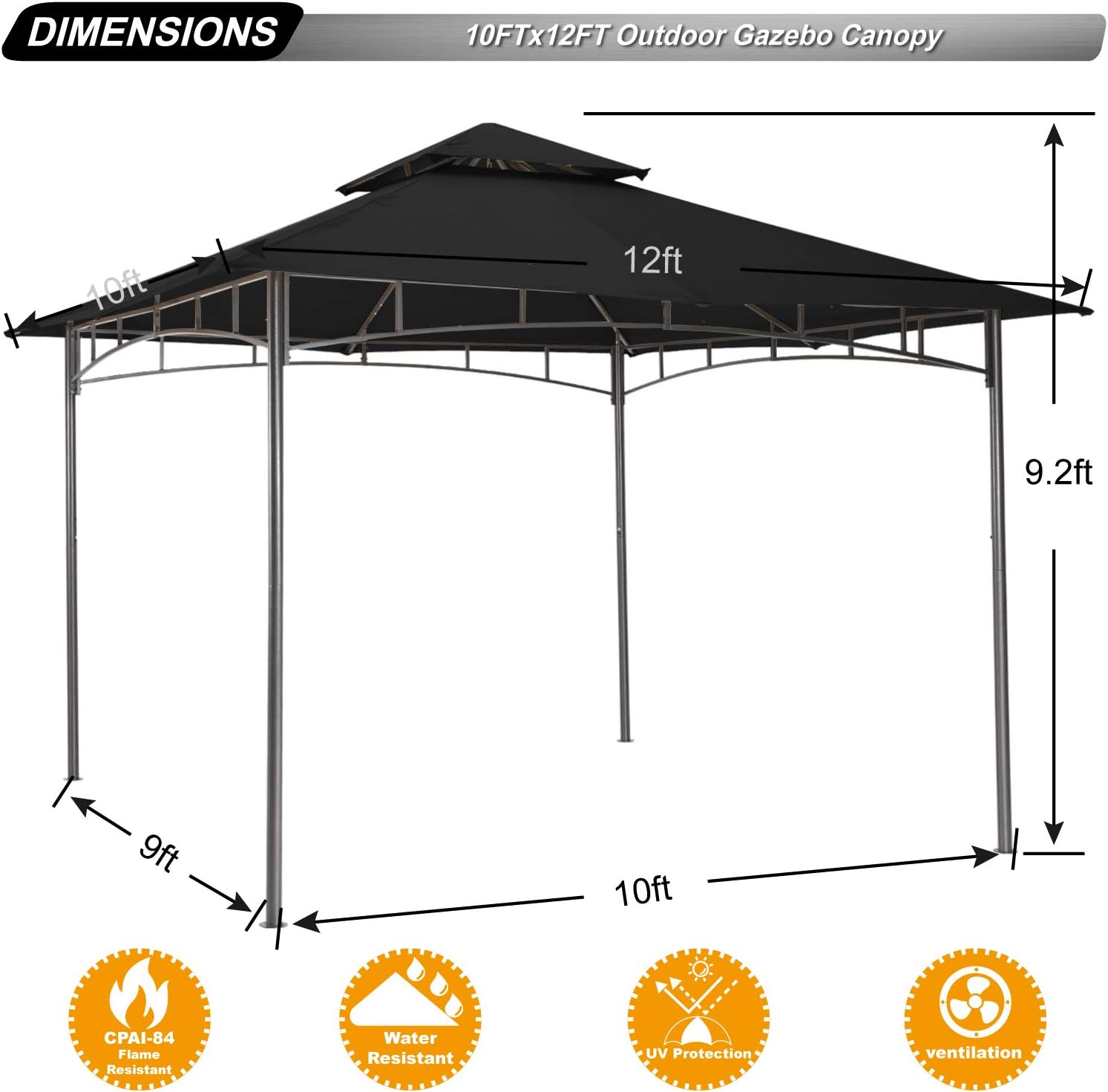 ABCCANOPY ABC-8NJ2P-QZ4 Wood-Resin-Gazebos - View #5
