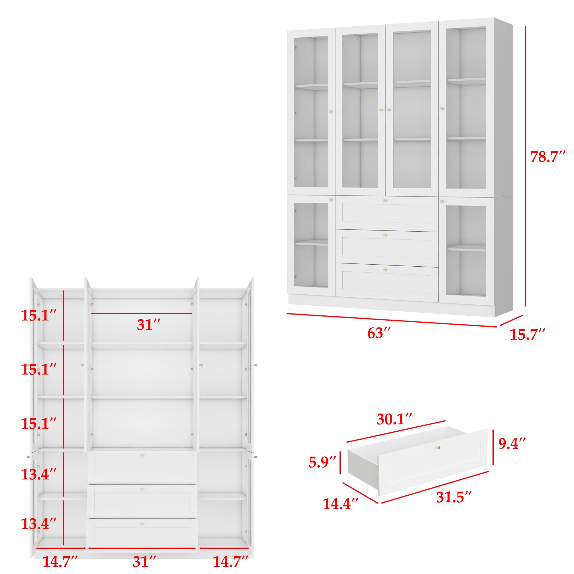 FUFU&GAGA KF020401-01+02 bookcases - View #14