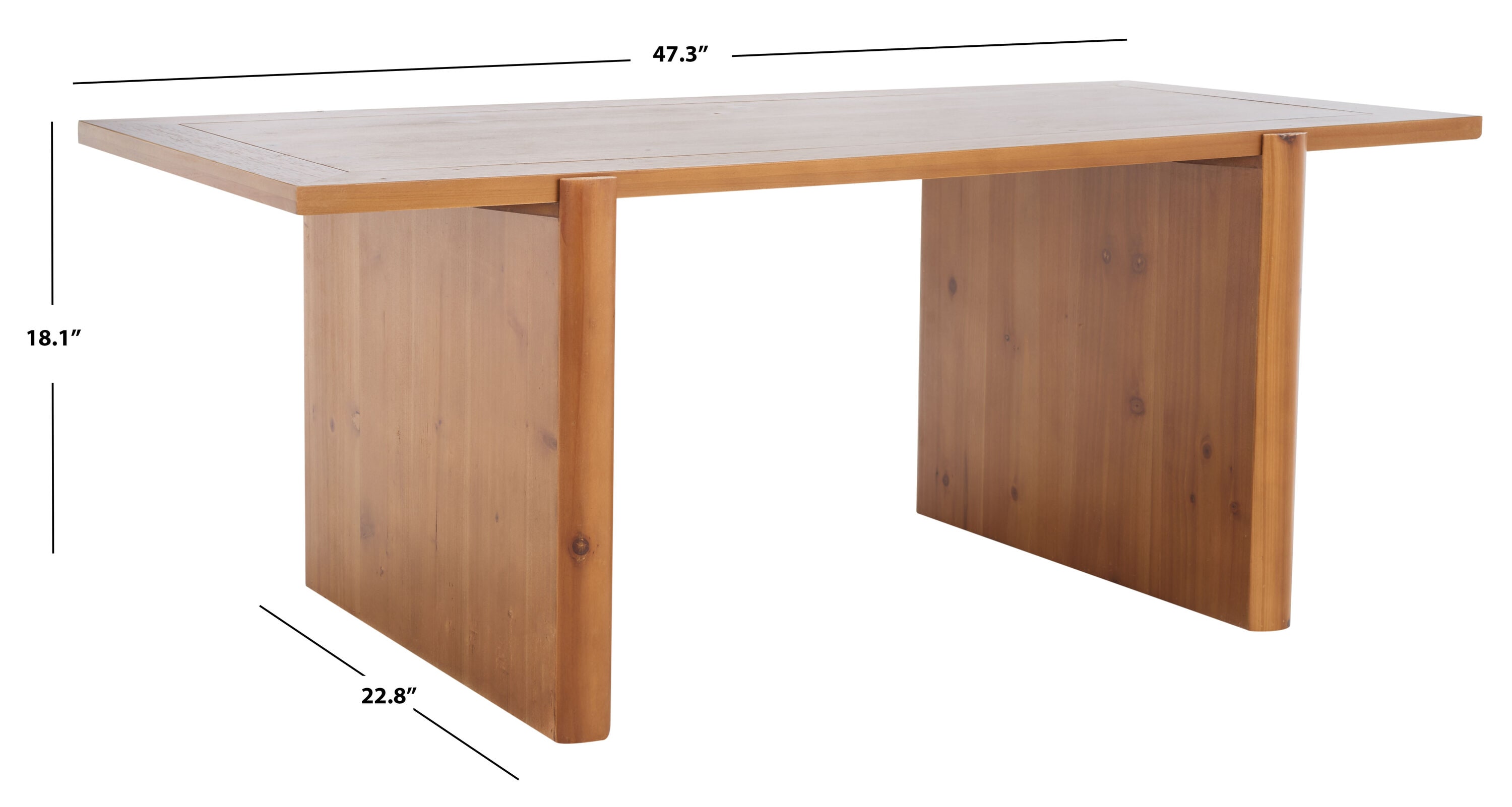 Truman Brown Rectangular Wood Cocktail Table with Storage