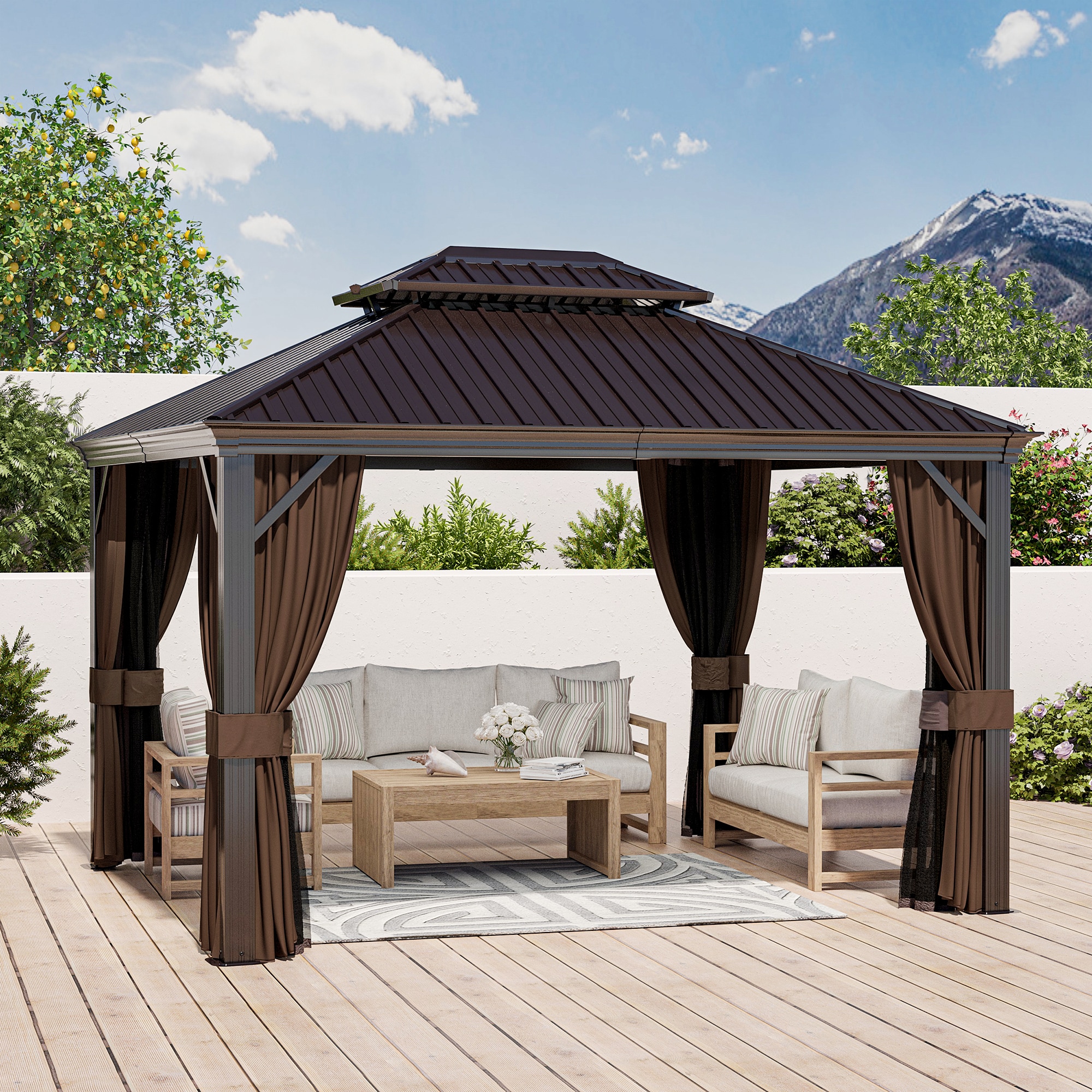  CP-ZPTPS-Z-WL2 Wood-Resin-Gazebos - View #7
