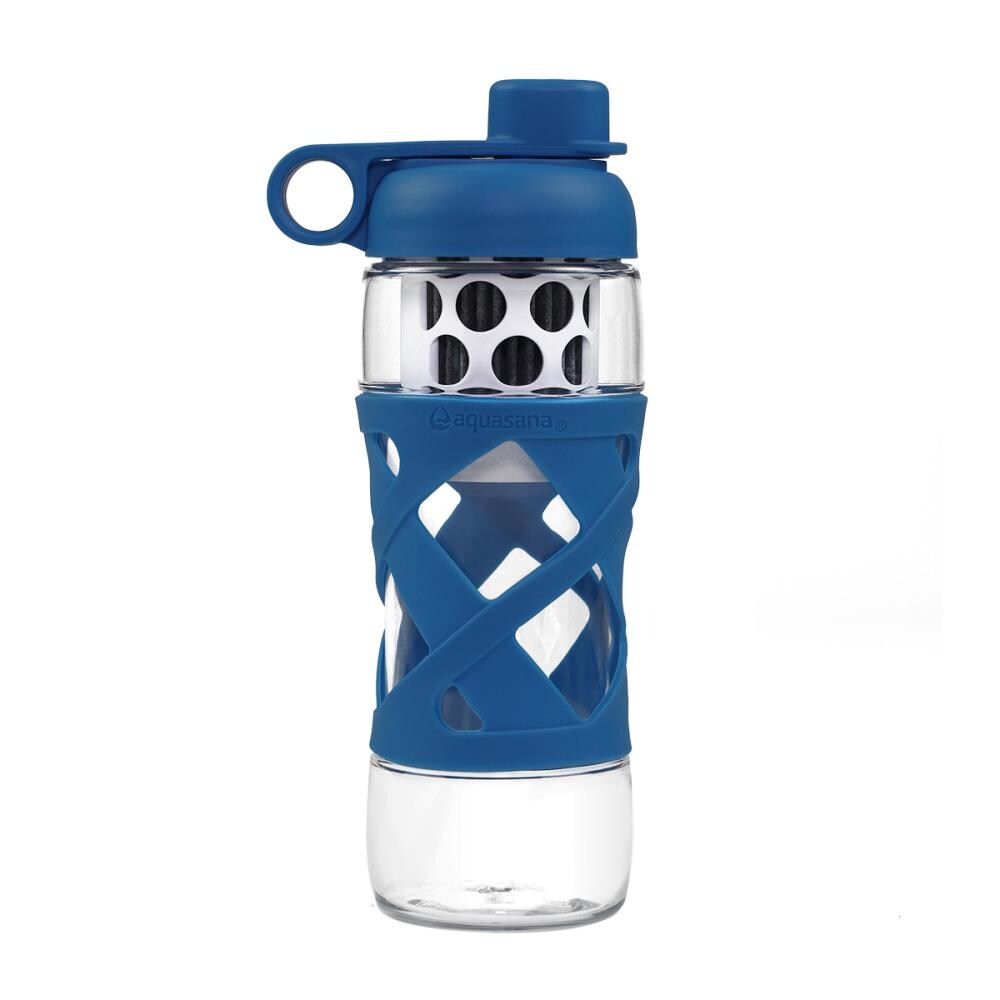 Aquasana Clean Water Navy 20 Fluid Ounces) Plastic Water Bottle at ...