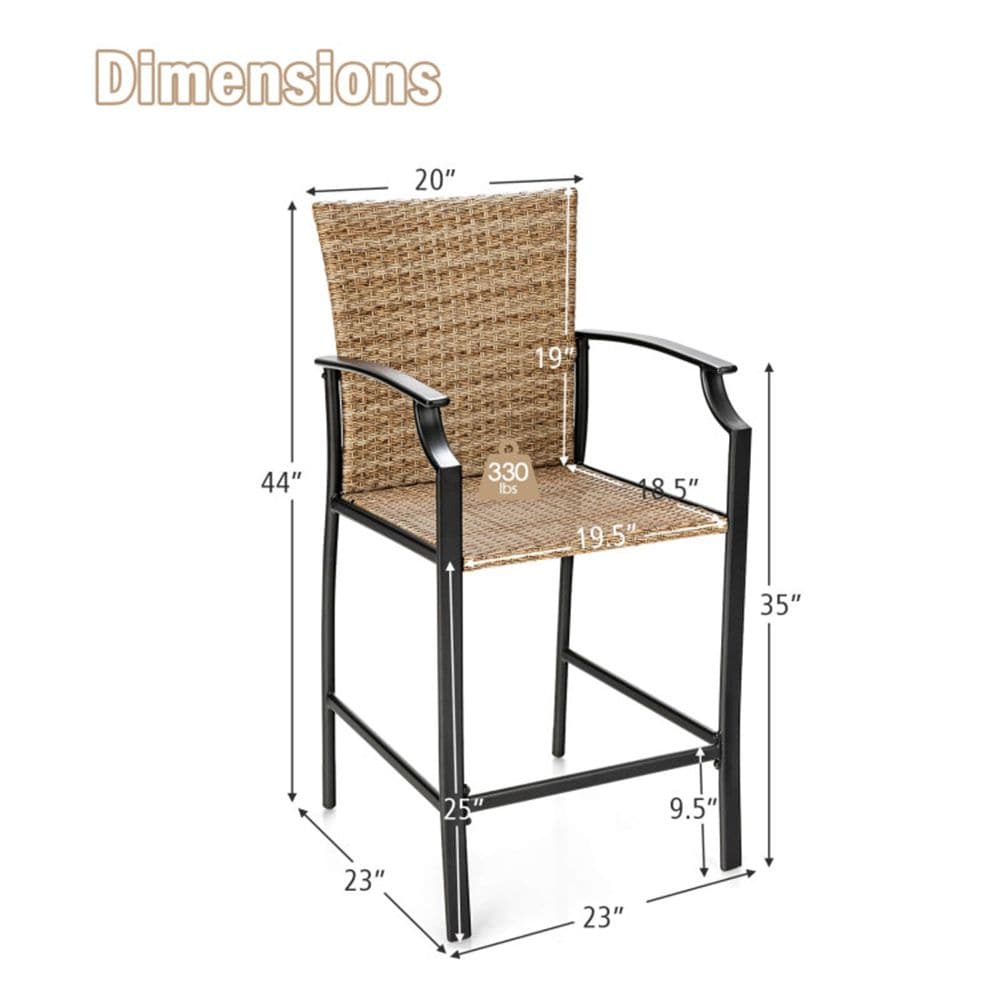 Forclover CBM-392WH Patio-Chairs - View #4