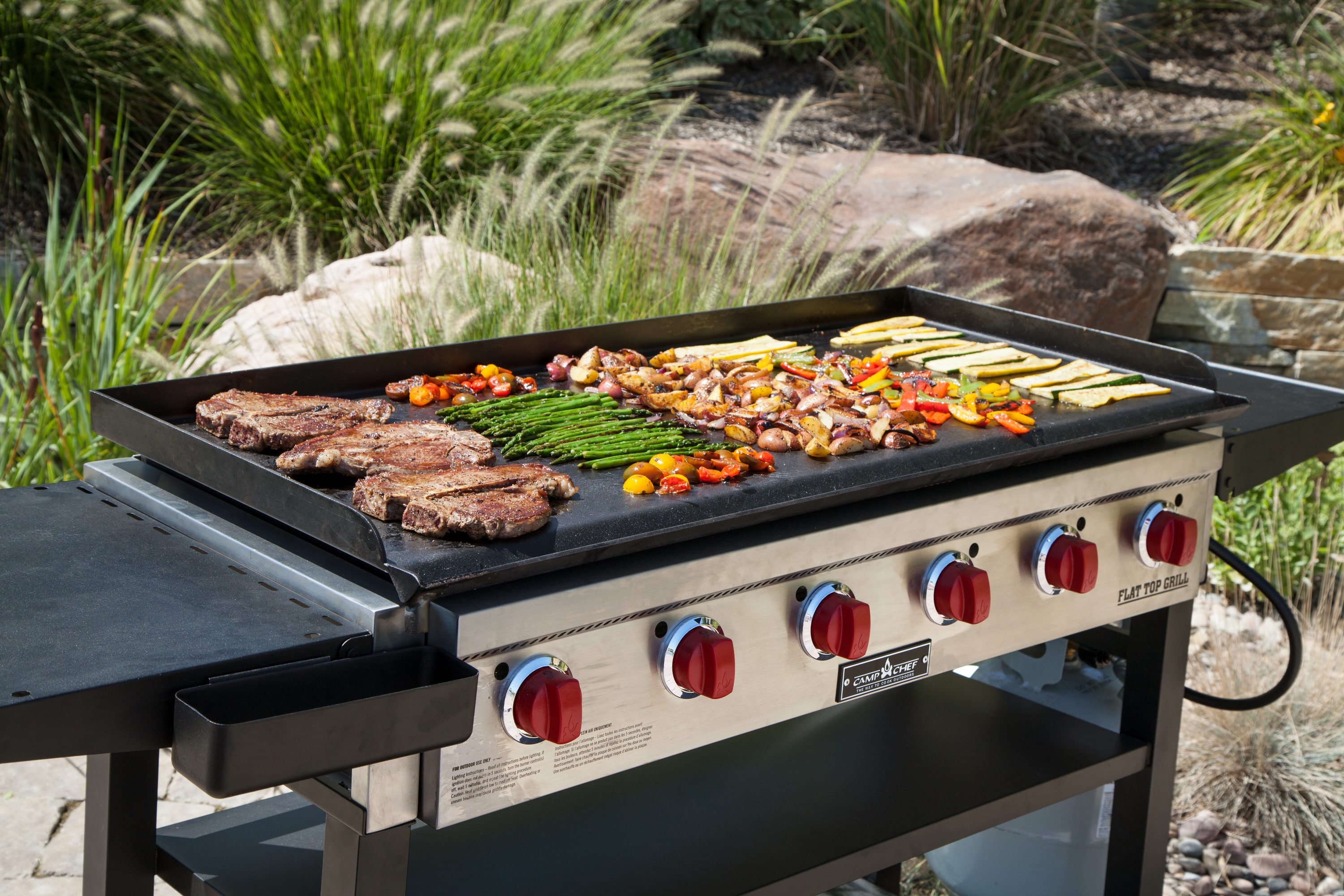 Griller's Choice Outdoor Griddle Grill Propane Gas Flat Top - Hood Inc –  Grillers Choice Brands