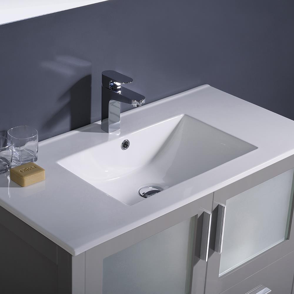 Fresca FVN6236GR-UNS Bath-Vanity-Combo - View #5