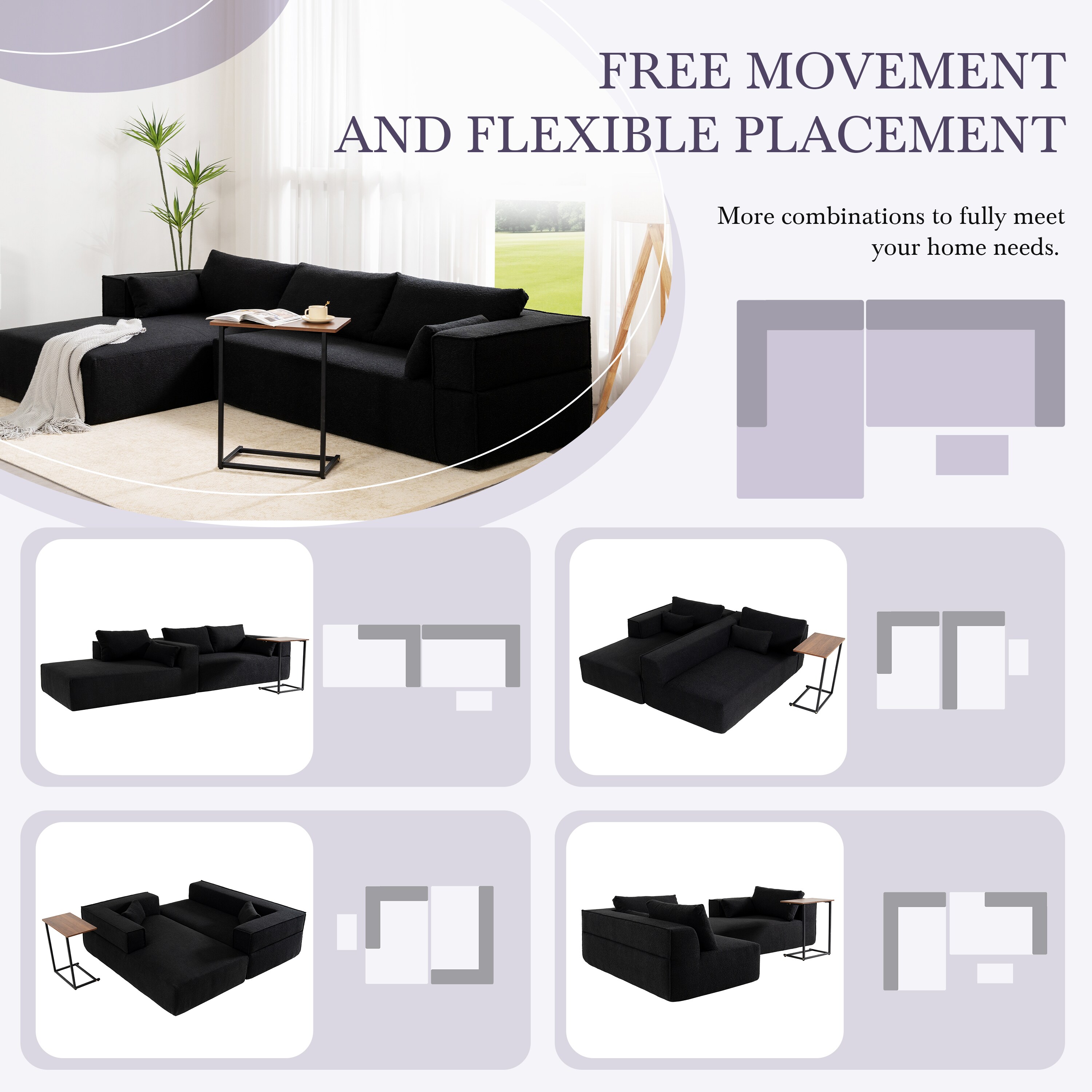 ModernLuxe N723S9670B Sofas-Loveseats - View #4