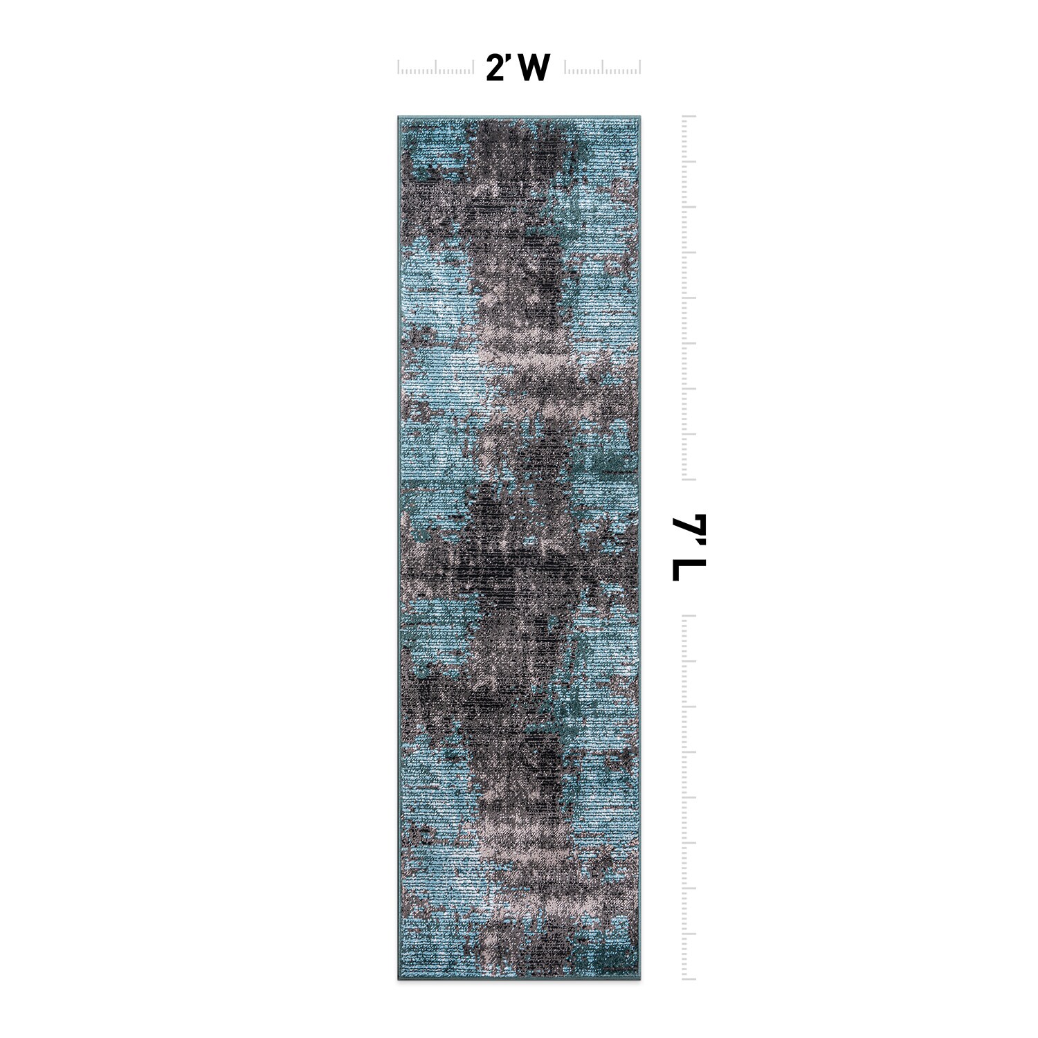 World Rug Gallery 392BLUE2X7 rugs - View #3