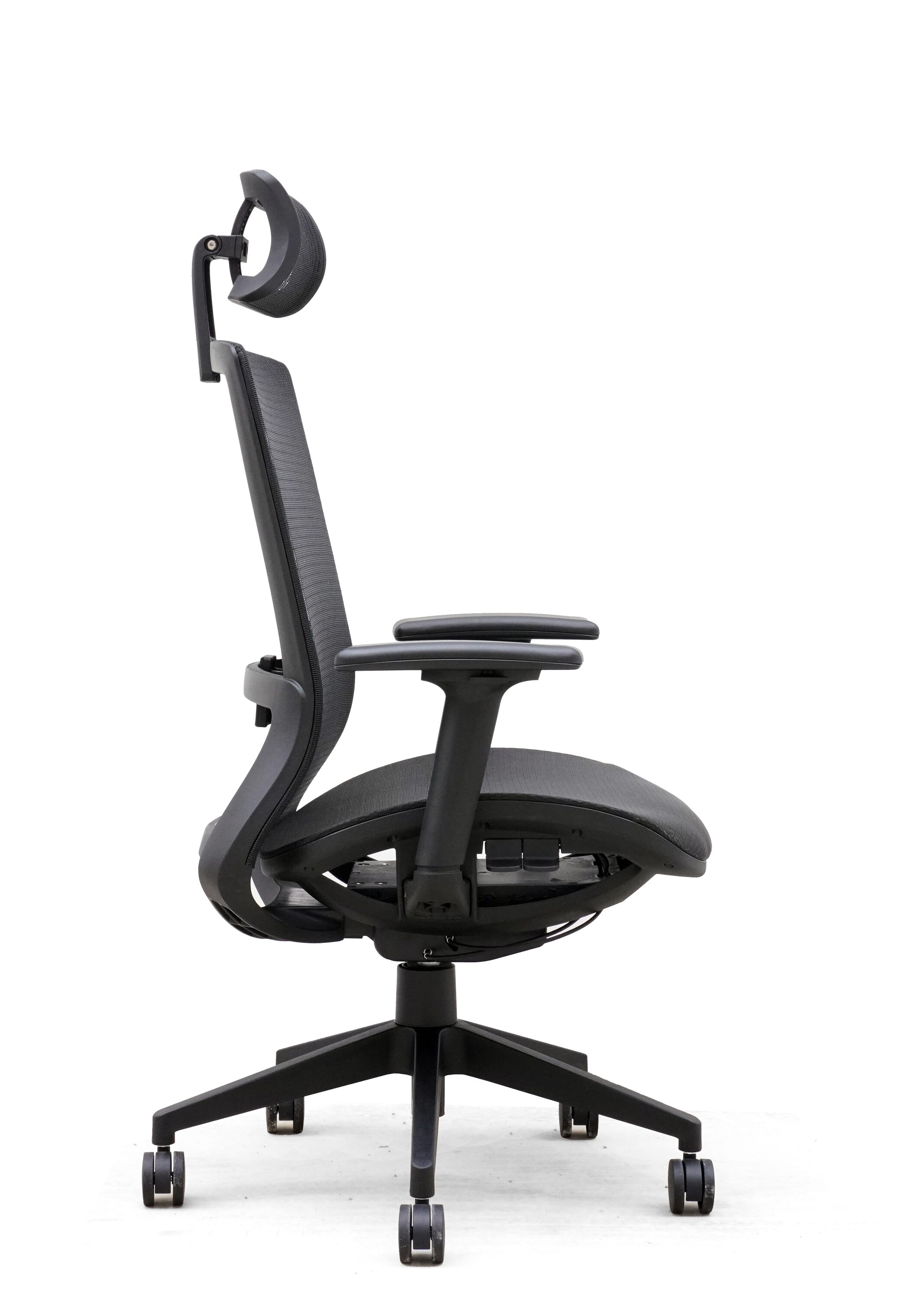 Boss Office Products Black Contemporary Ergonomic Adjustable Height ...