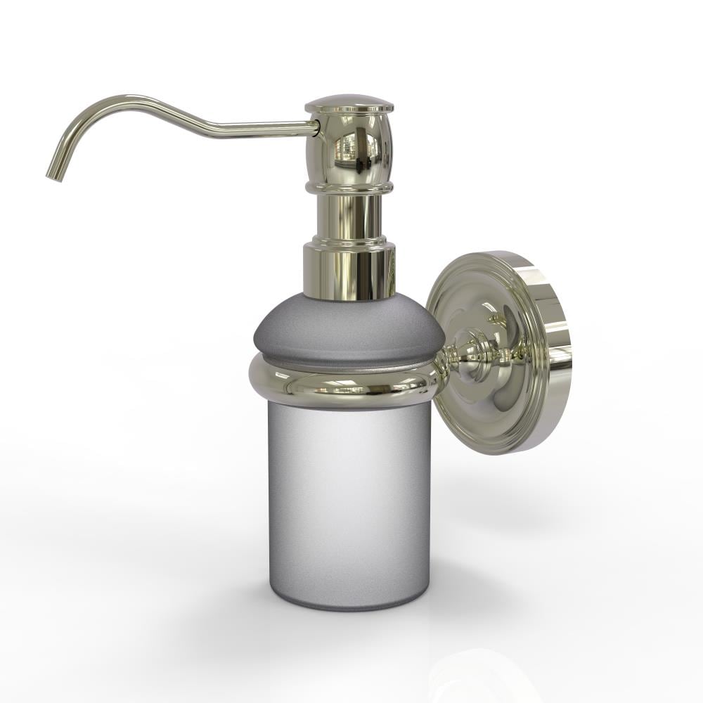 Allied Brass PR-60-PNI Prestige Regal Polished Nickel 5-oz. Capacity Wall-mount Soap and Lotion Dispenser