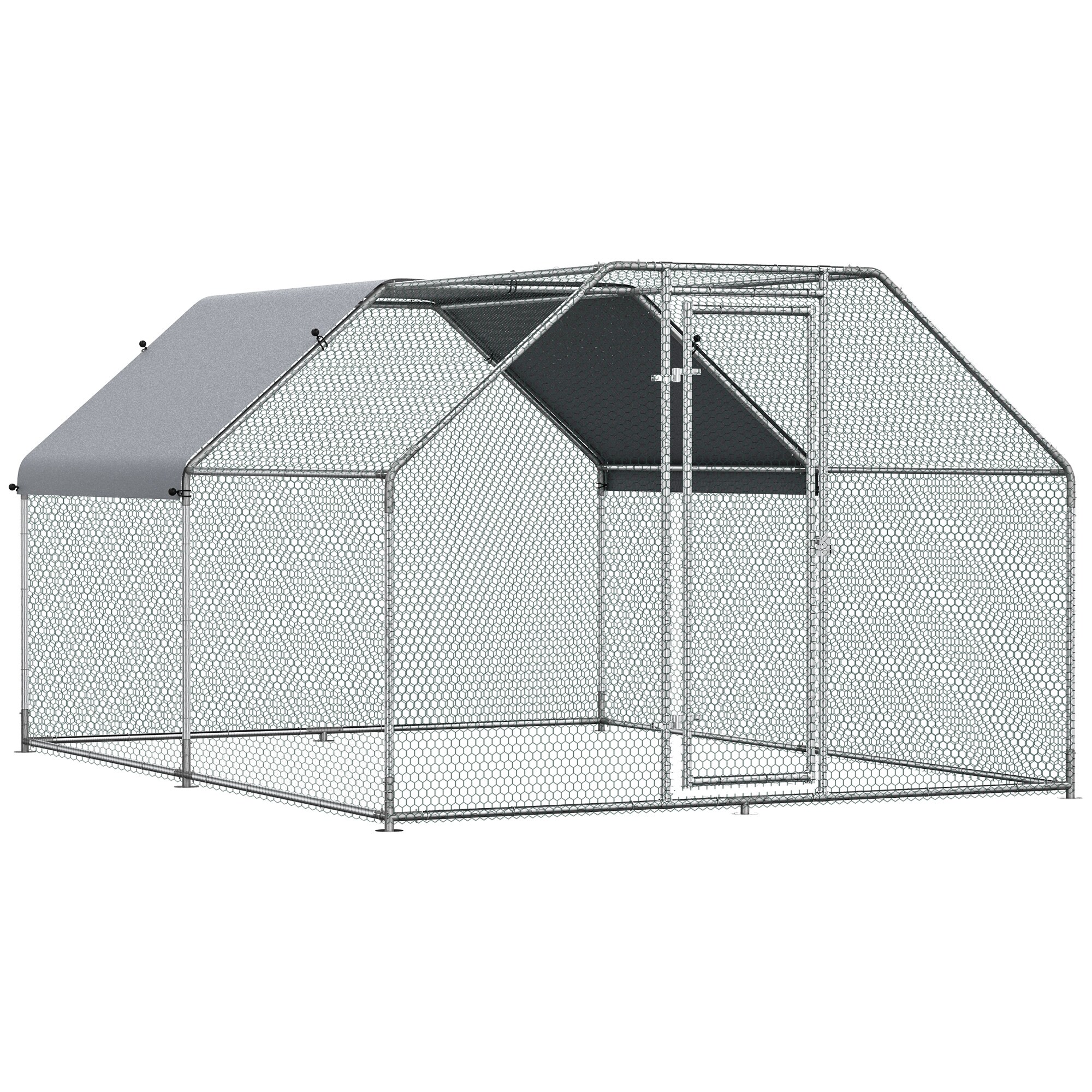 Maocao Hoom JL166335 Silver Metal Chicken coop