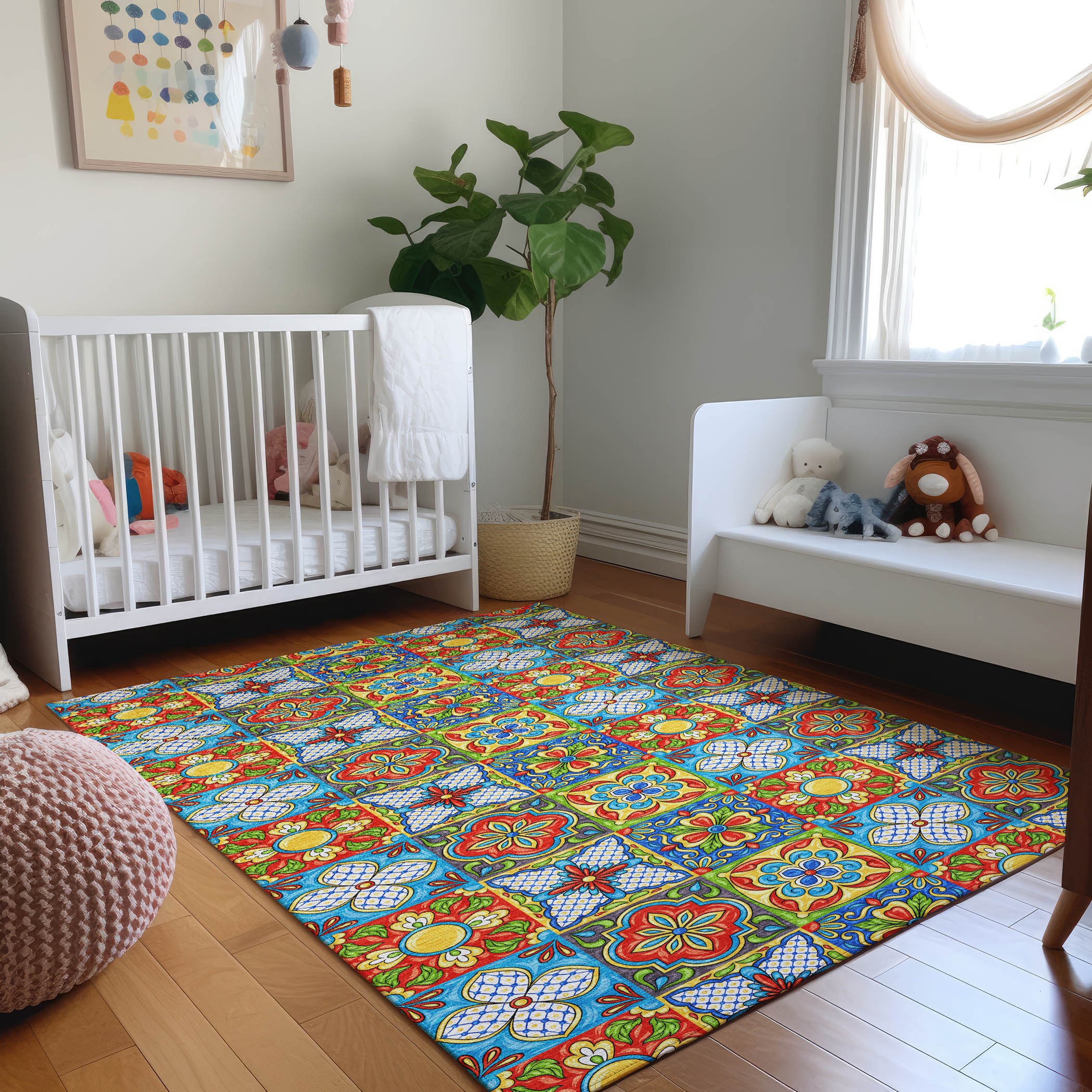 Addison Rugs AMF175KA30X46 Mayfield AMF175KA 2 x 3 (ft) Loomed Polyester Kaleidoscope Rectangular Indoor Geometric Machine washable Area rug