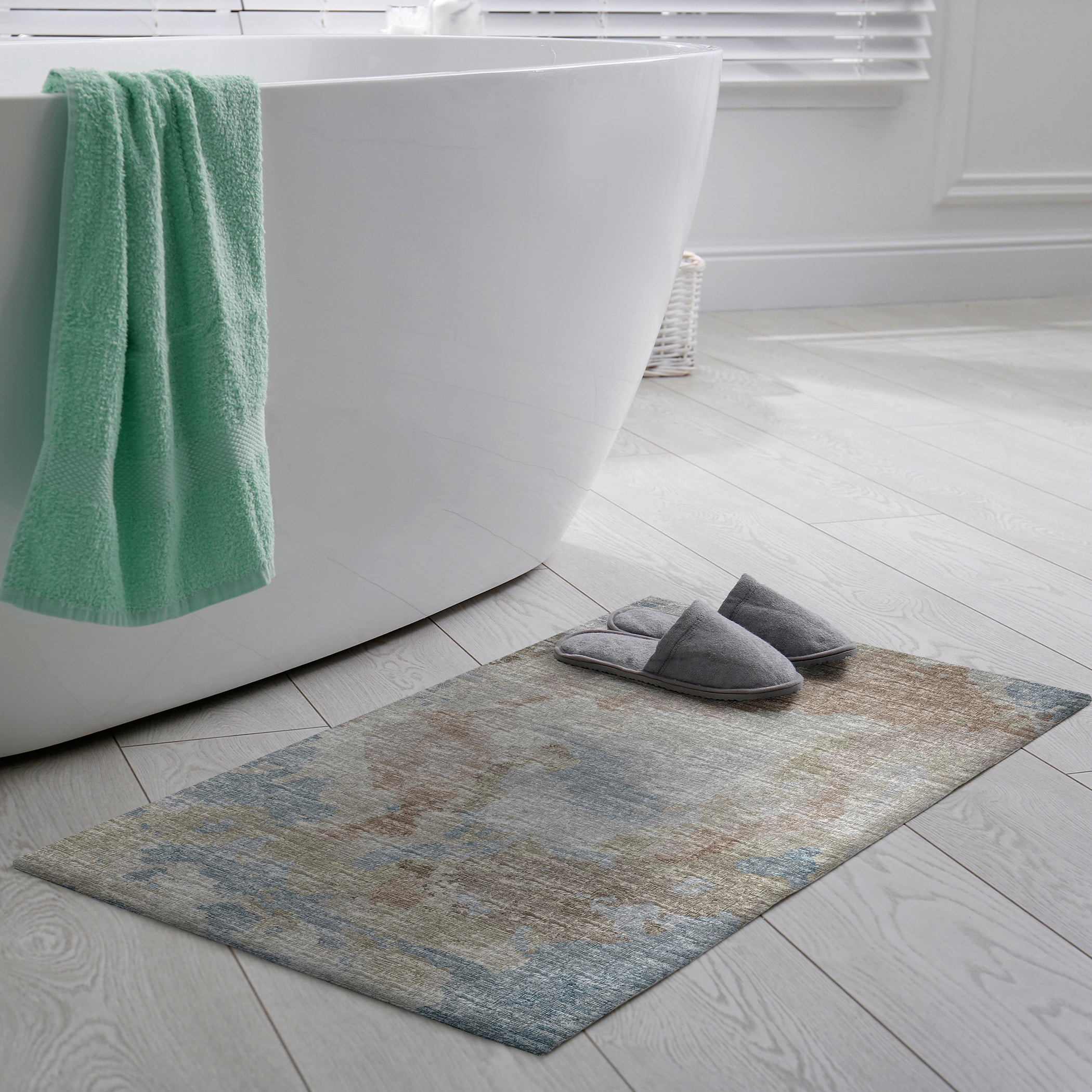 Moody Abstract Chenille Flat Woven 10' x 14' Area Rug