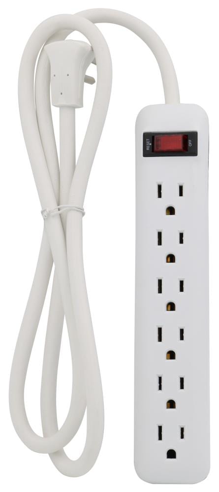 Smart Electrician® 10-Outlet Power Strip with 5' Cord