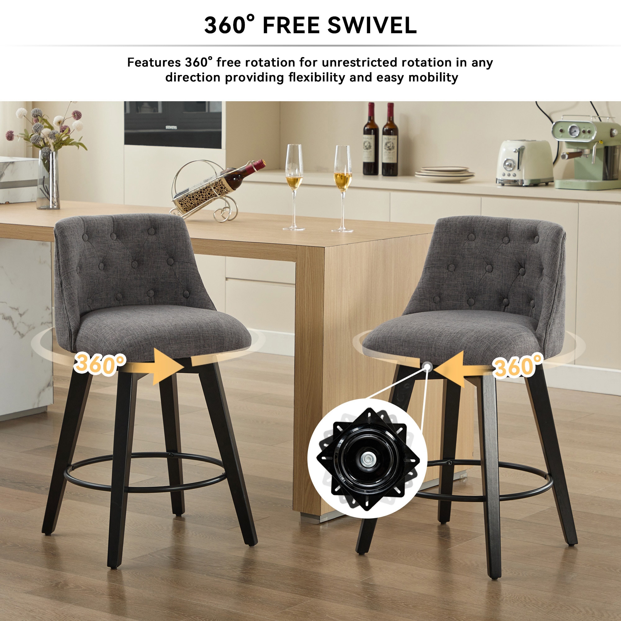 SINOFURN SYA290018BK stools - View #5