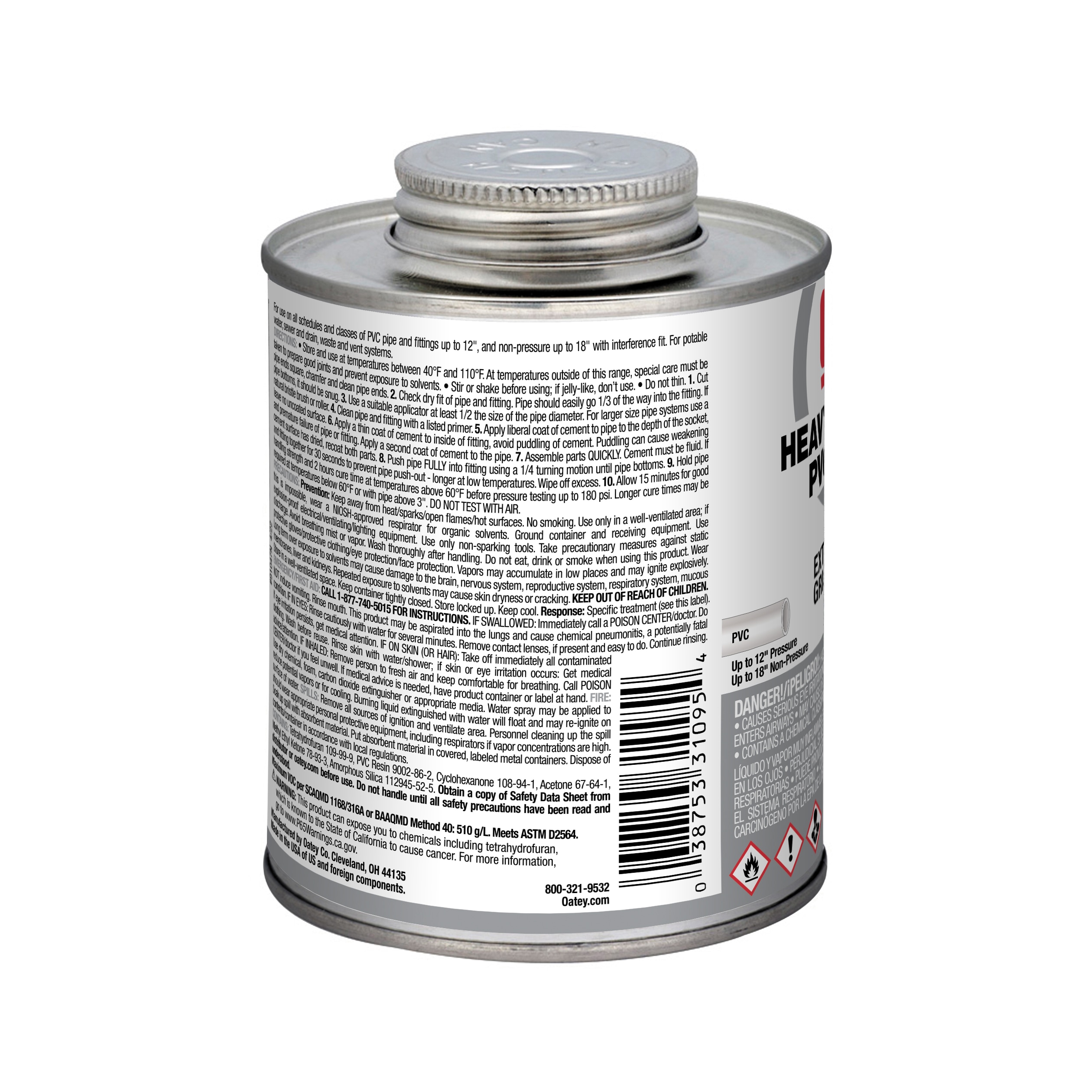 Oatey 31095L Pipe-Cements-Primers-Cleaners - View #9