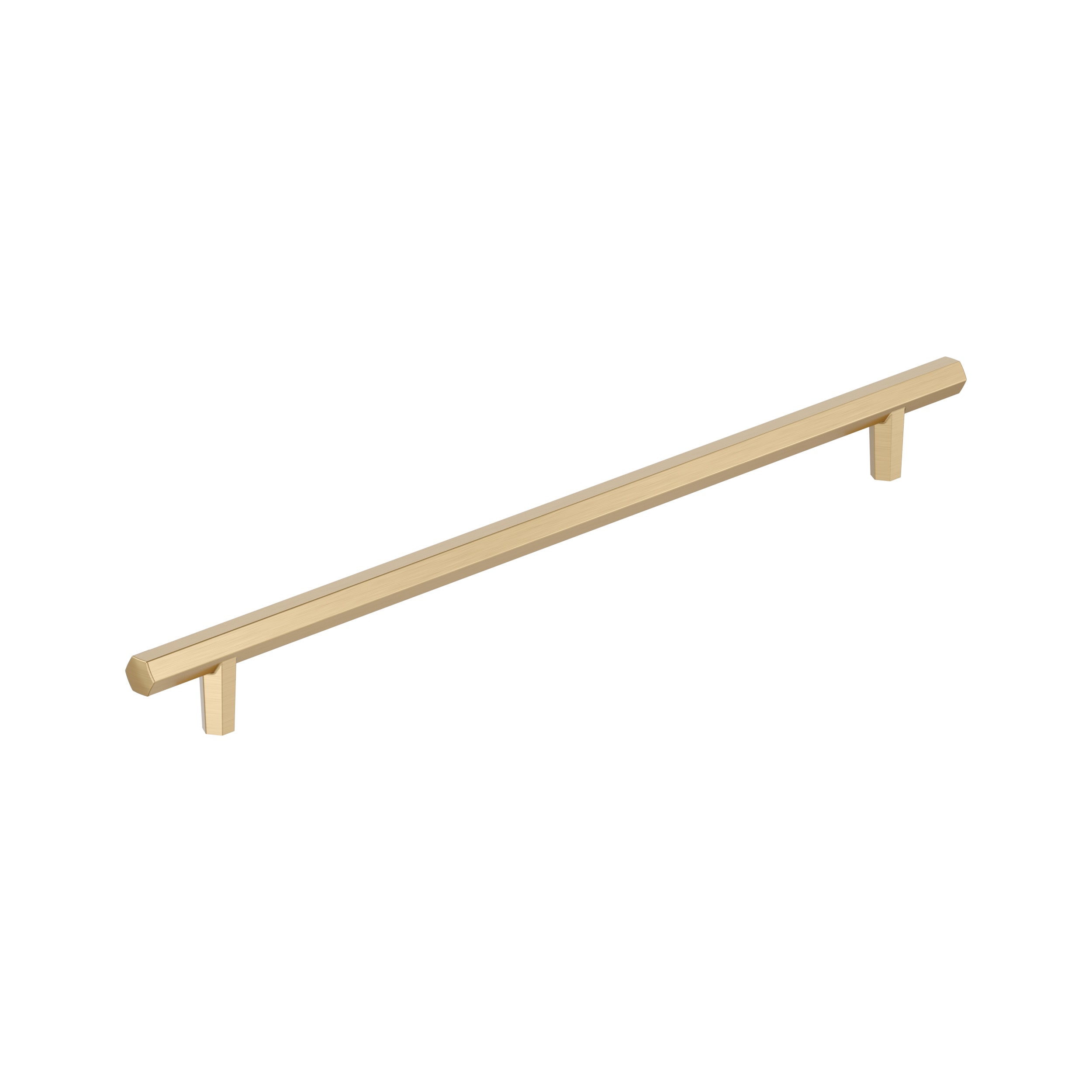 Amerock BP36961CZ Caliber 18-in , 457mm Center to Center Champagne Bronze Cylindrical Bar For Use on Appliances Drawer Pulls
