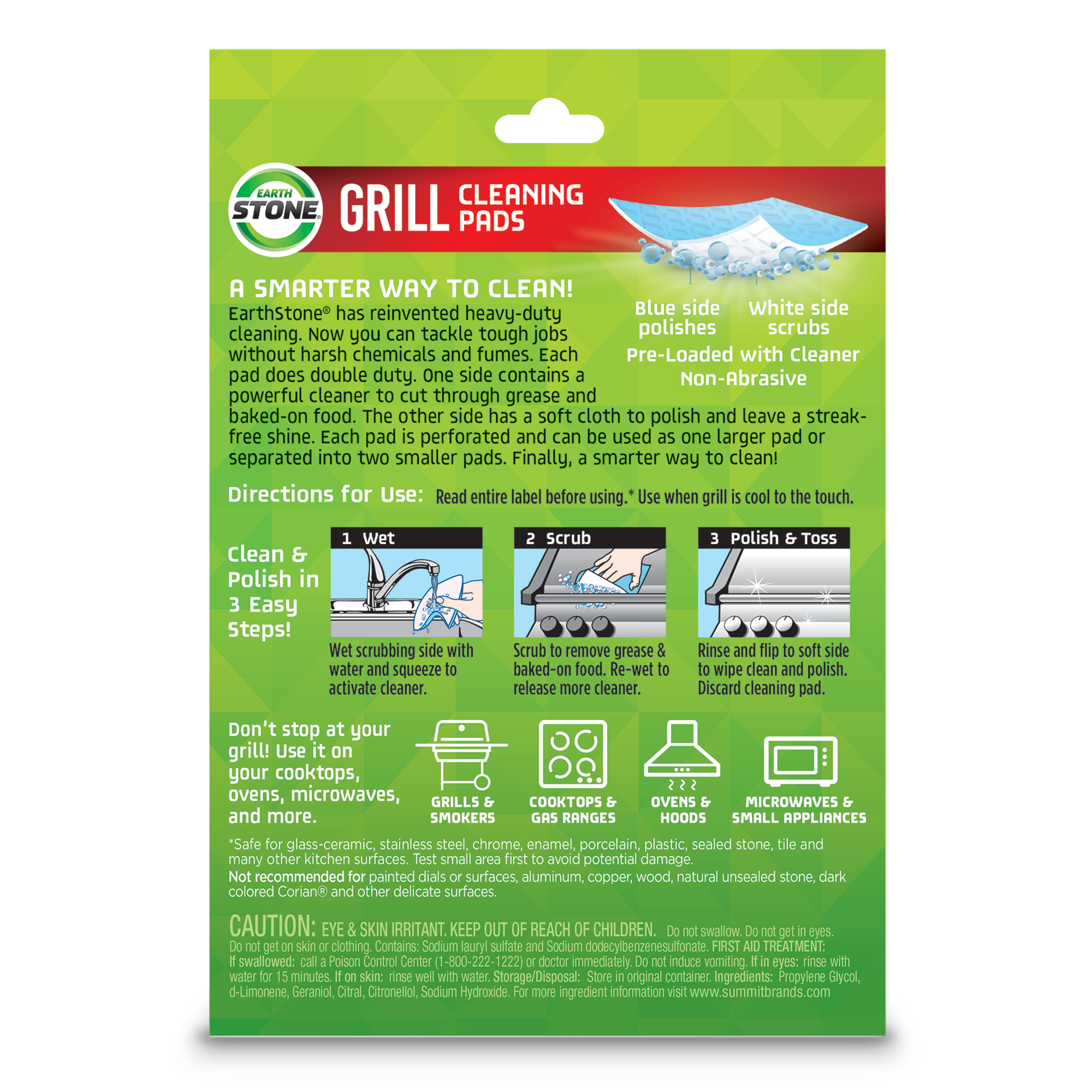 EarthStone 750GP608 Grill-Cleaners-Cloths - View #2