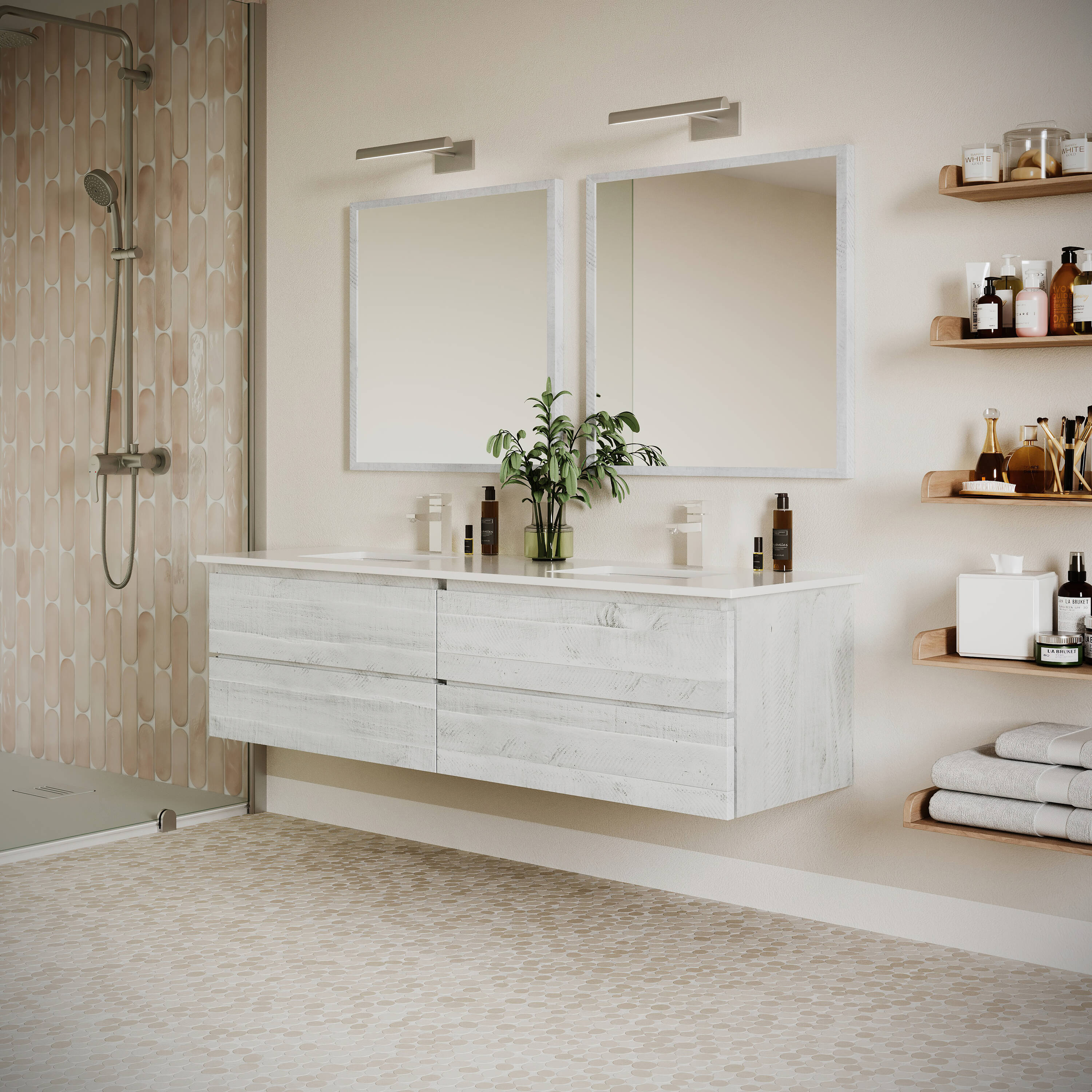 Fresca FVN31-3636RWH Bath-Vanity-Combo - View #4