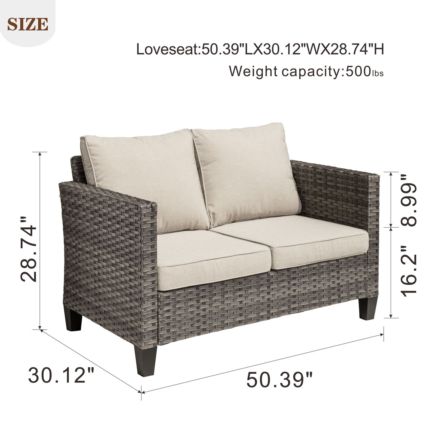 Ovios LRS6024 Patio-Conversation-Sets - View #5