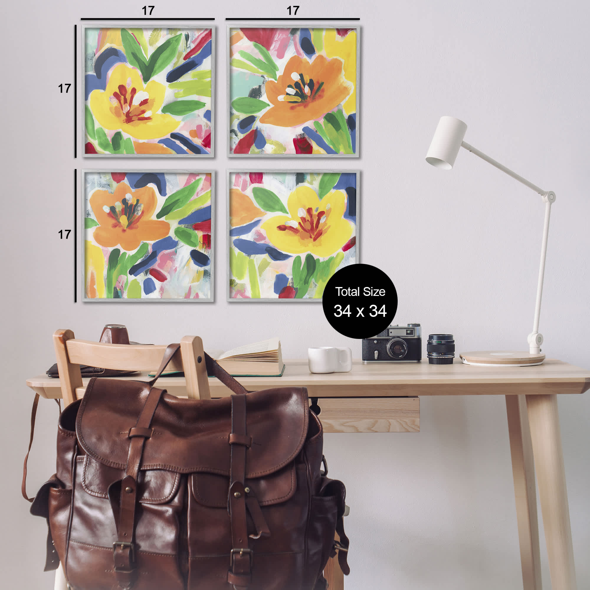 Stupell Industries A4-260-GFF-4PC-17X17 Wall-Art - View #3