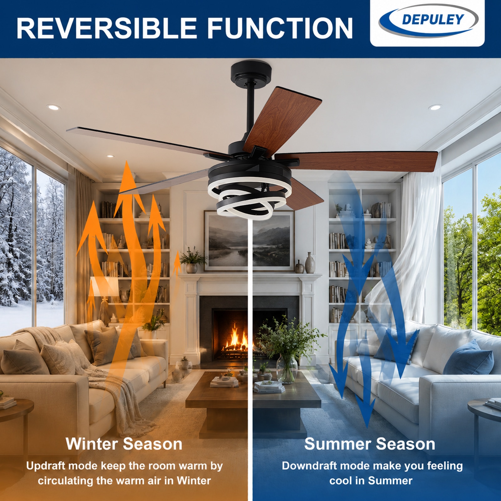 Dovanpaul 243-42C-BK-LW Ceiling-Fans - View #8
