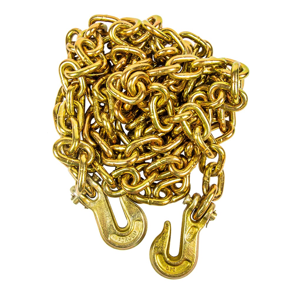 Forney 14-ft x 3/8-in Welded Yellow Steel Chain (By-the-Roll)
