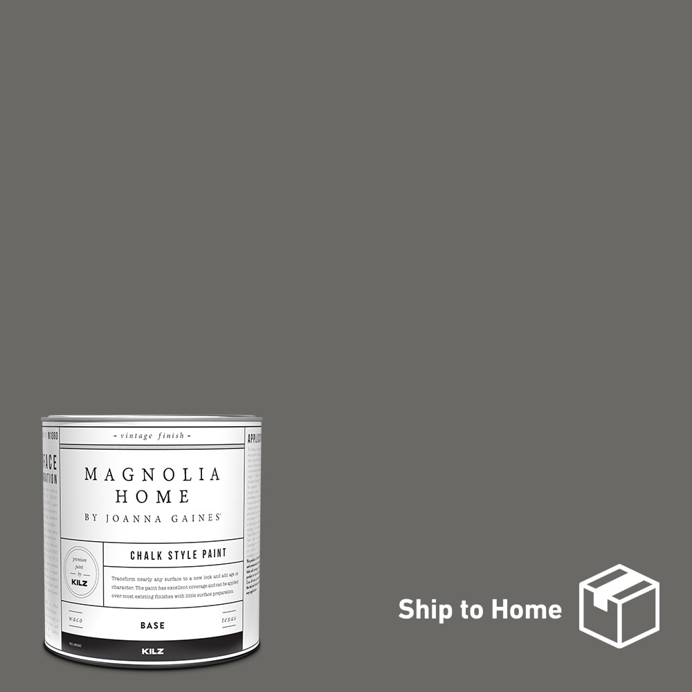 Magnolia Home 00182904 by Joanna Gaines Water-based Pre-tinted Low Odor Salvaged Chalky Paint (1-quart)