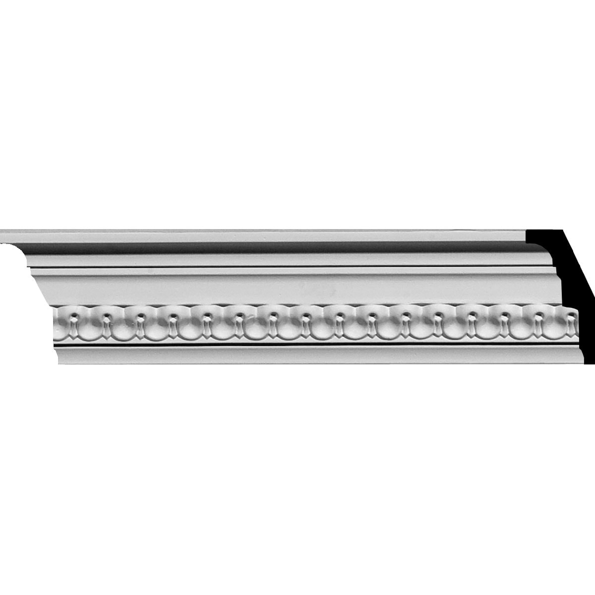 Ekena Millwork MLD03X01X03BE Raynor 3-1/8-in x 7-ft 10-1/2-in Primed Urethane MLD03X01X03BE Crown Moulding